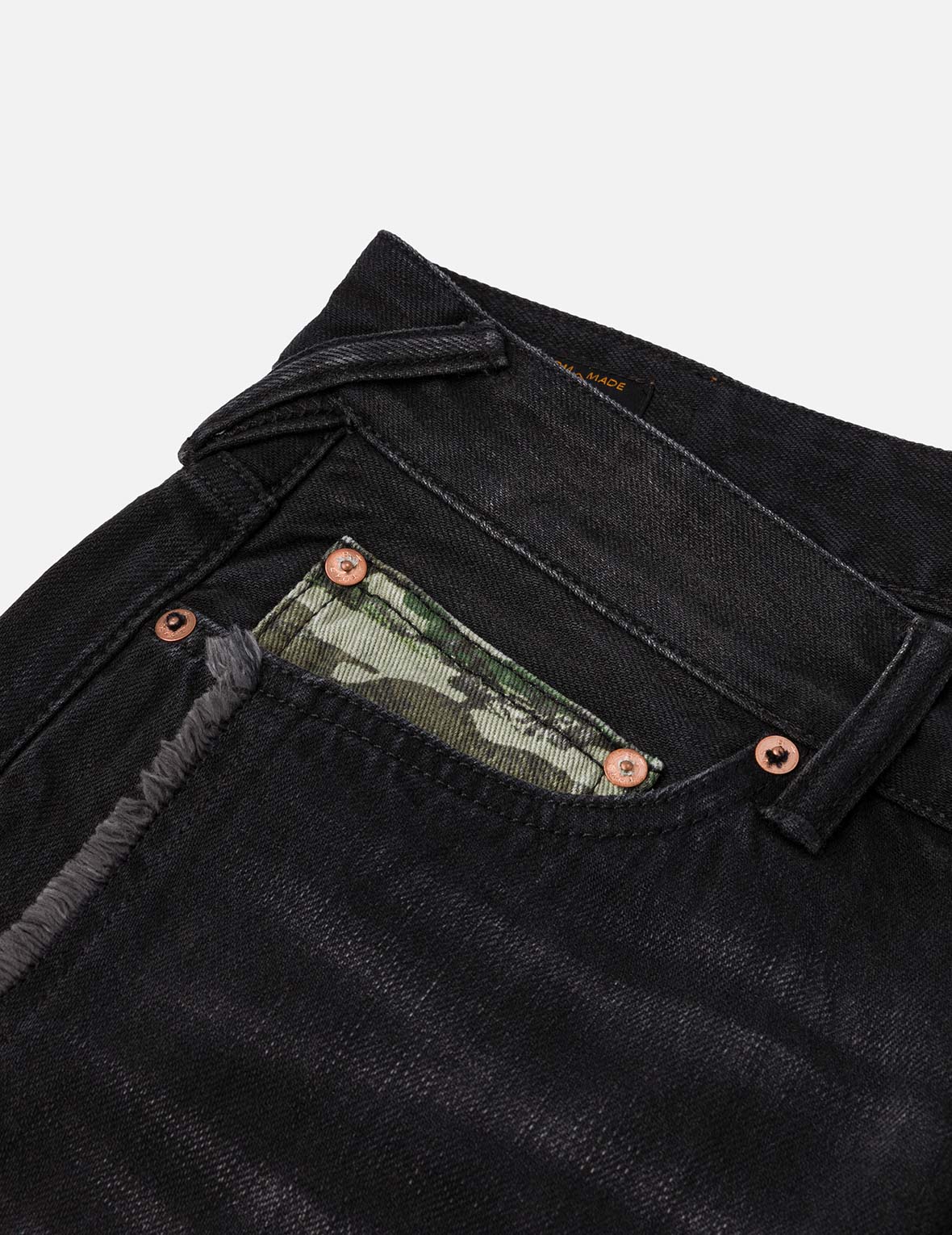 ウォッシュドデコンストラクテッド刺し子 リラックスフィットジーンズ #2030