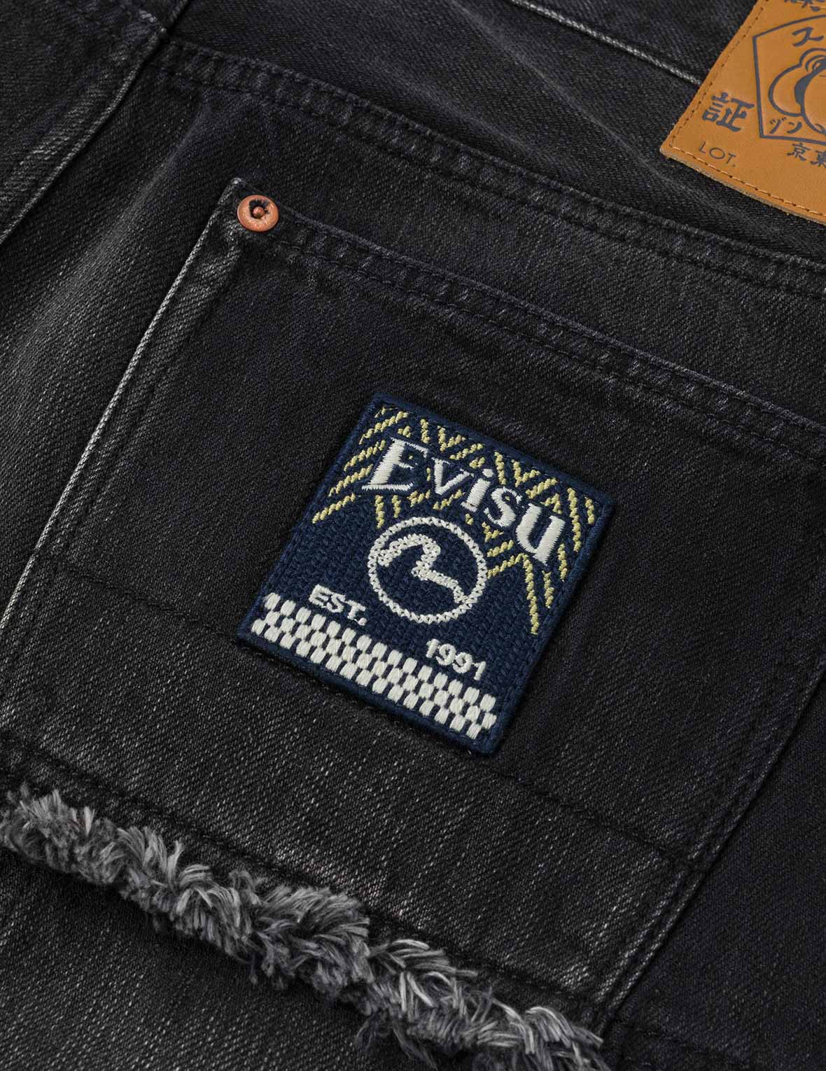 ウォッシュドデコンストラクテッド刺し子 リラックスフィットジーンズ #2030