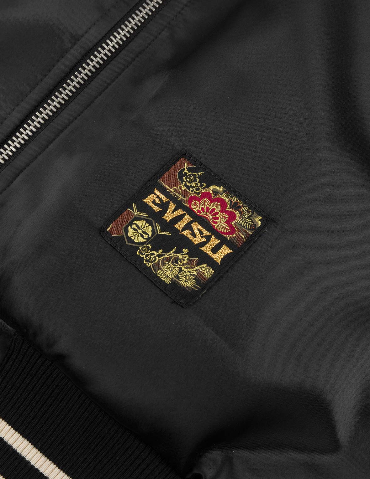 鶴刺繍 レギュラーフィット スカジャン