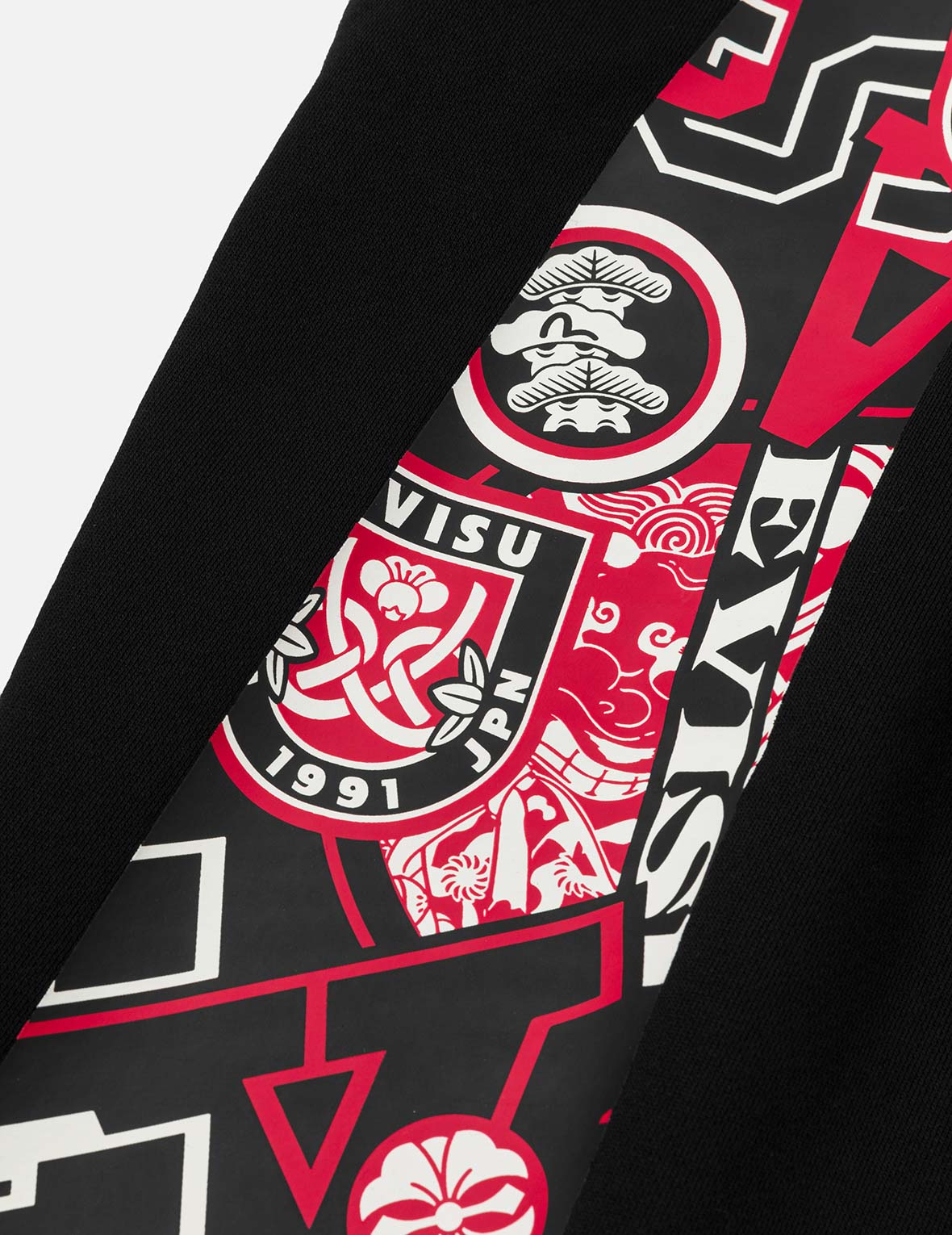 へのへのもへじ仏頭大黒プリント レギュラーフィット スウェットパンツ