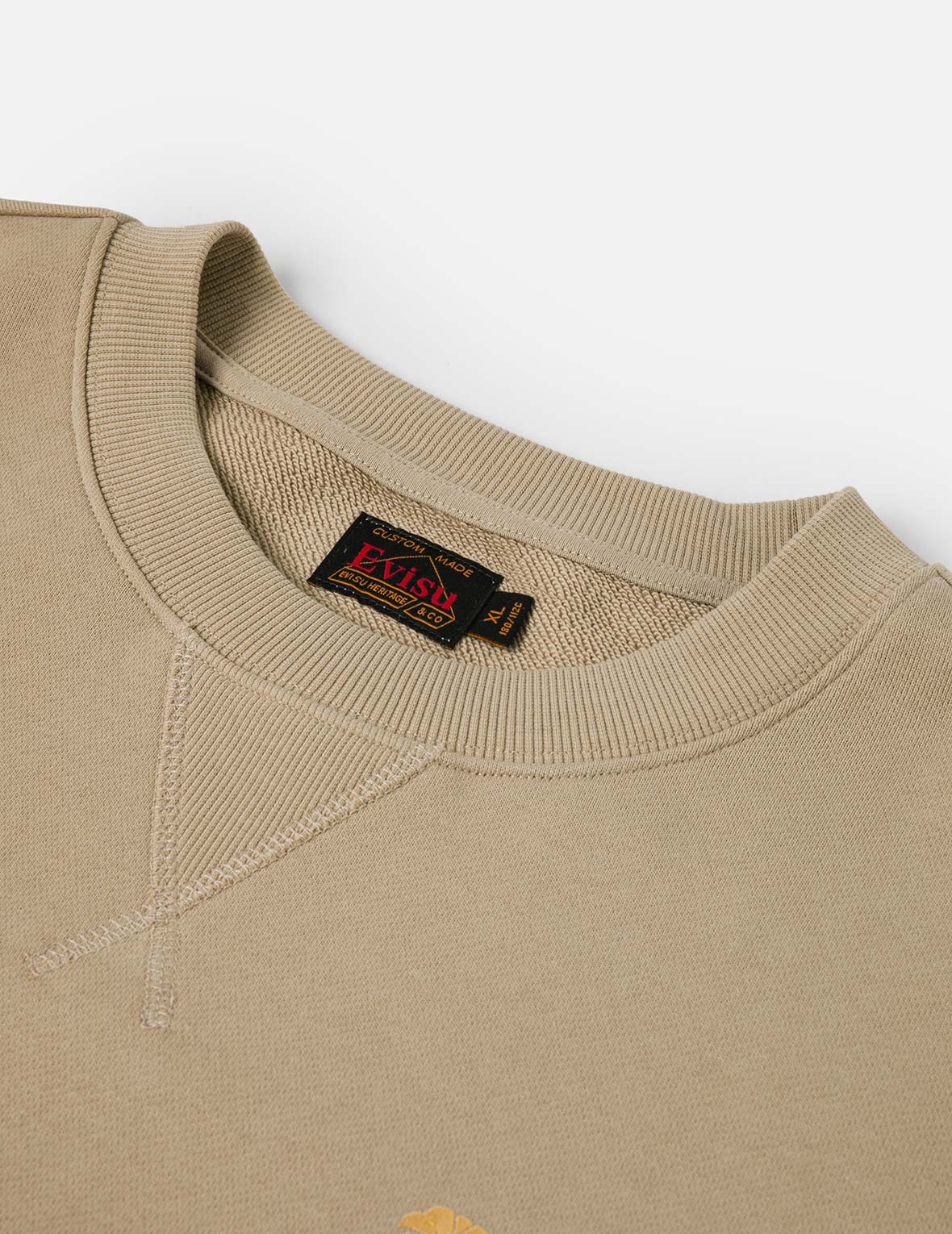仏頭獅子舞大黒プリント ルーズフィット スウェットシャツ