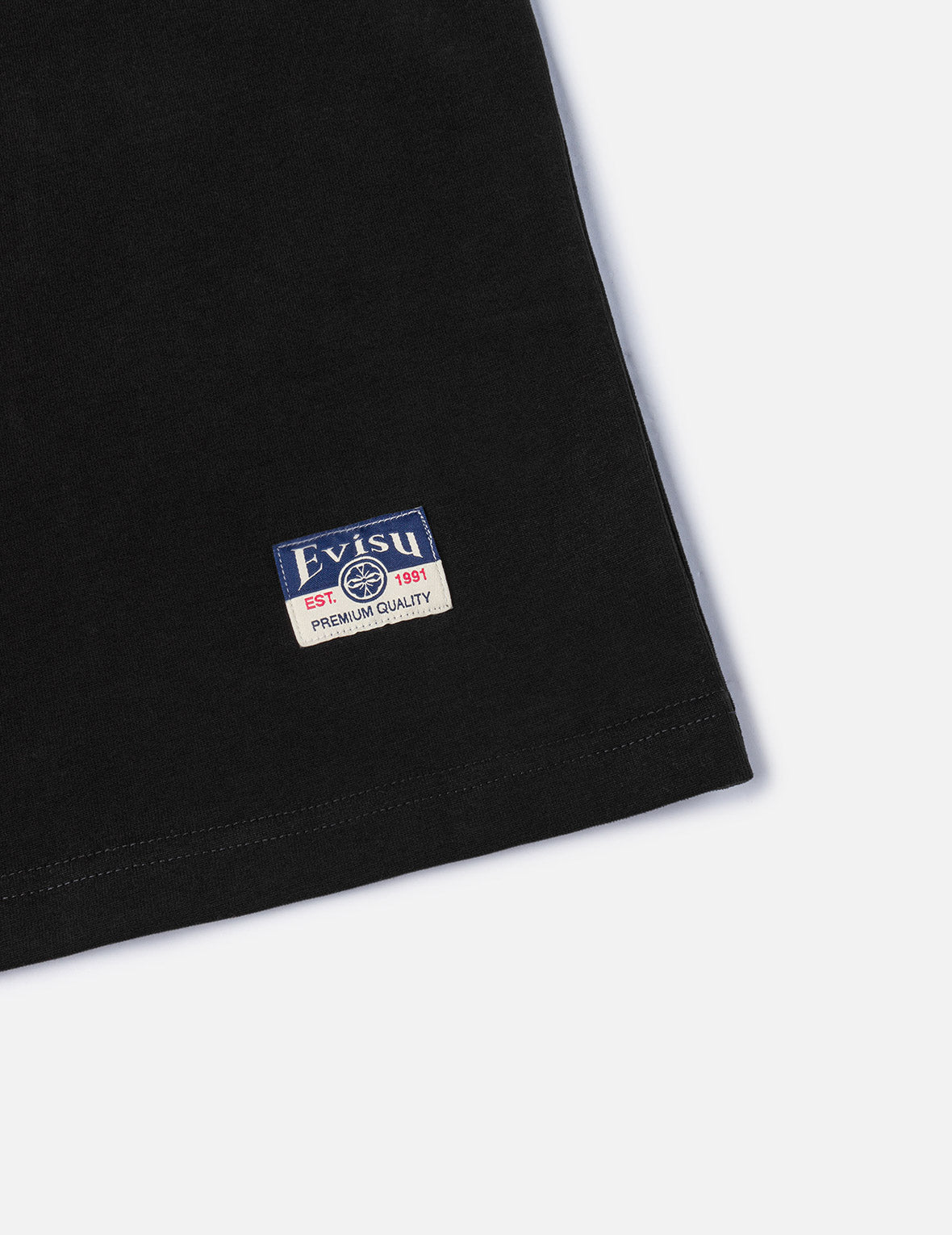 刺し子カモンプリント ファッションフィット2-in-1デザイン長袖Tシャツ
