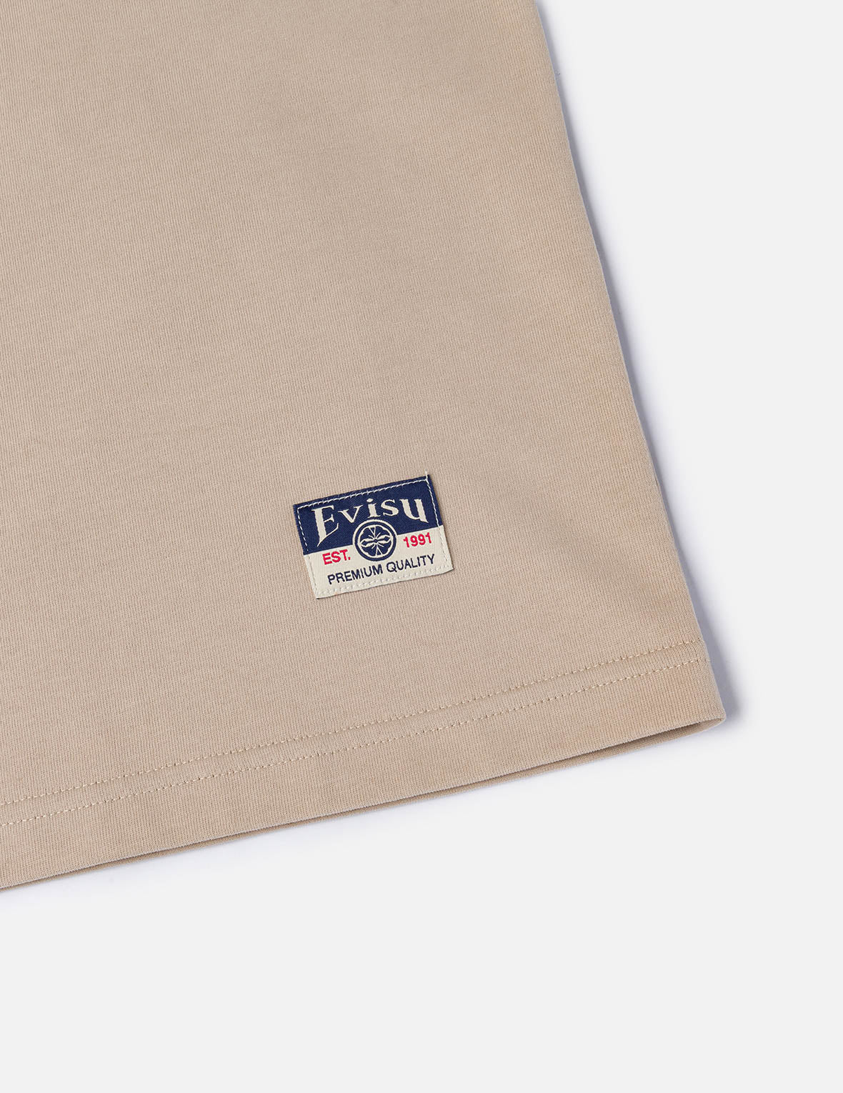 刺し子カモンプリント ファッションフィット2-in-1デザイン長袖Tシャツ