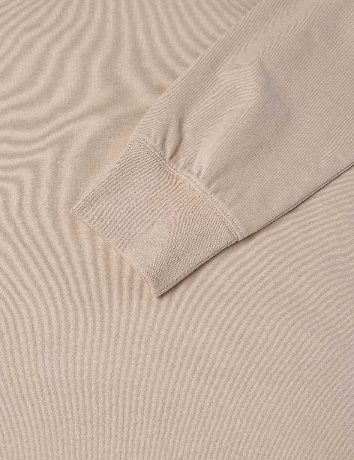 刺し子カモンプリント ファッションフィット2-in-1デザイン長袖Tシャツ