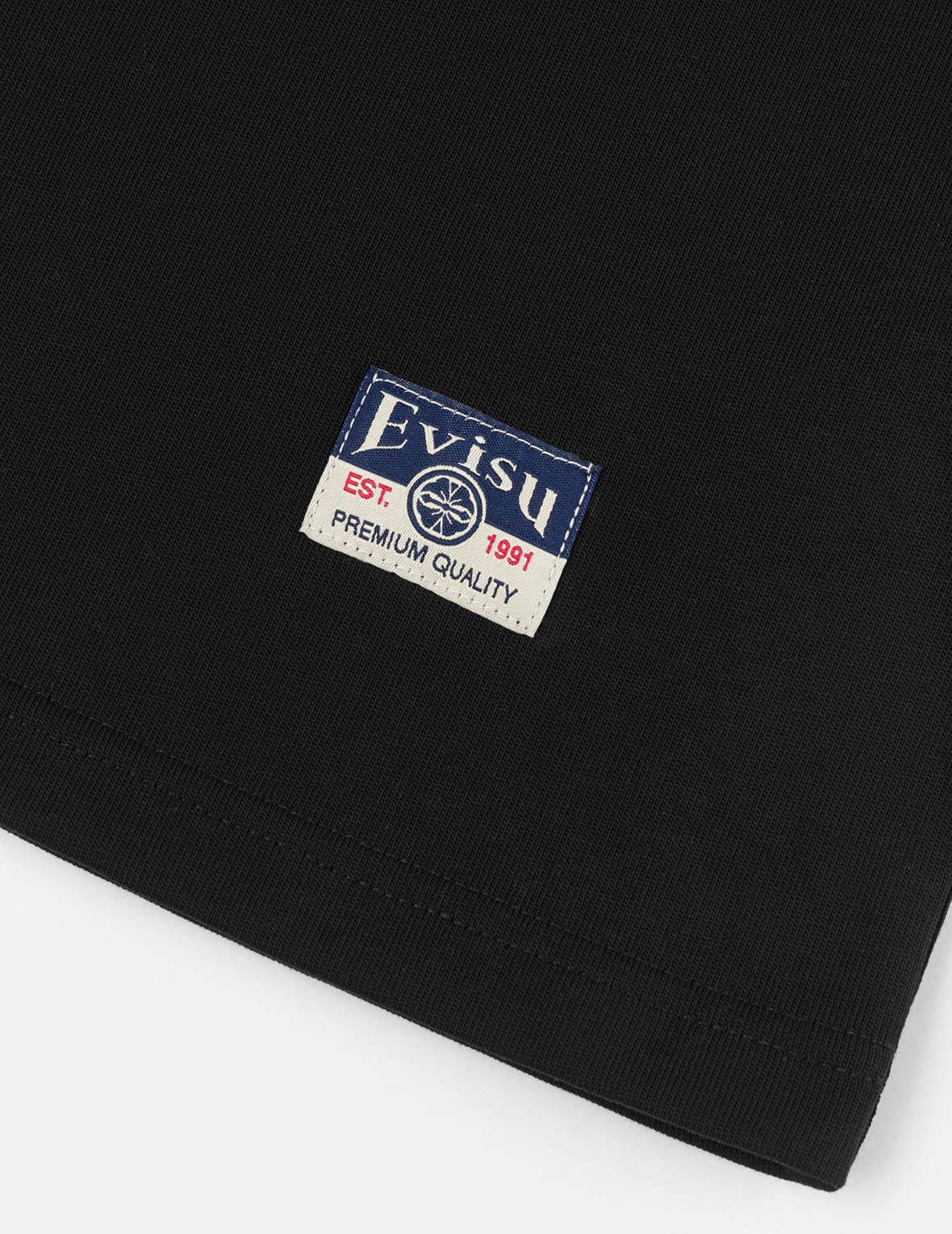 鶴とロゴプリント ルーズフィット Tシャツ