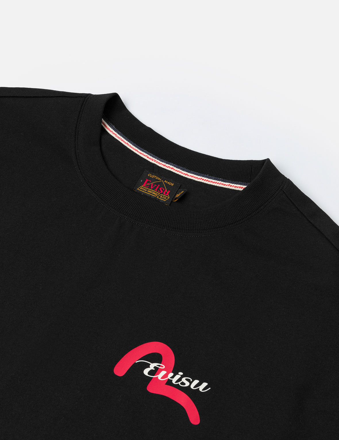 へのへのもへじ仏頭刺繍 リラックスフィット Tシャツ