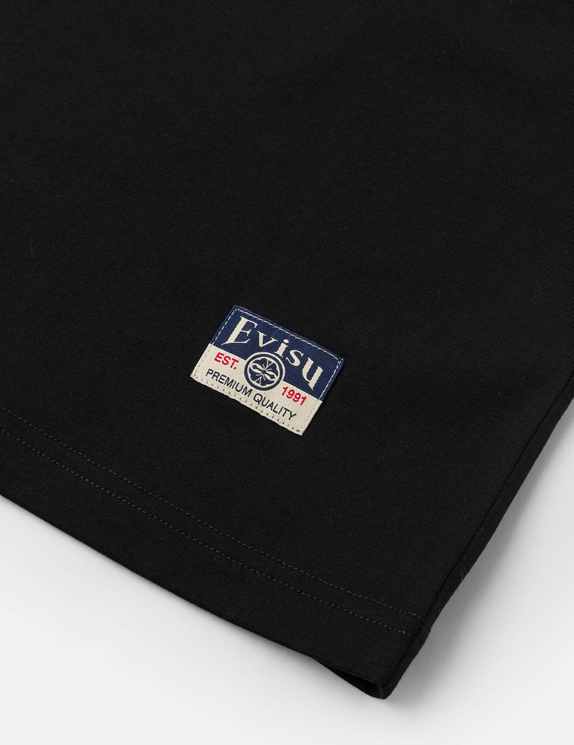 へのへのもへじ仏頭刺繍 リラックスフィット Tシャツ