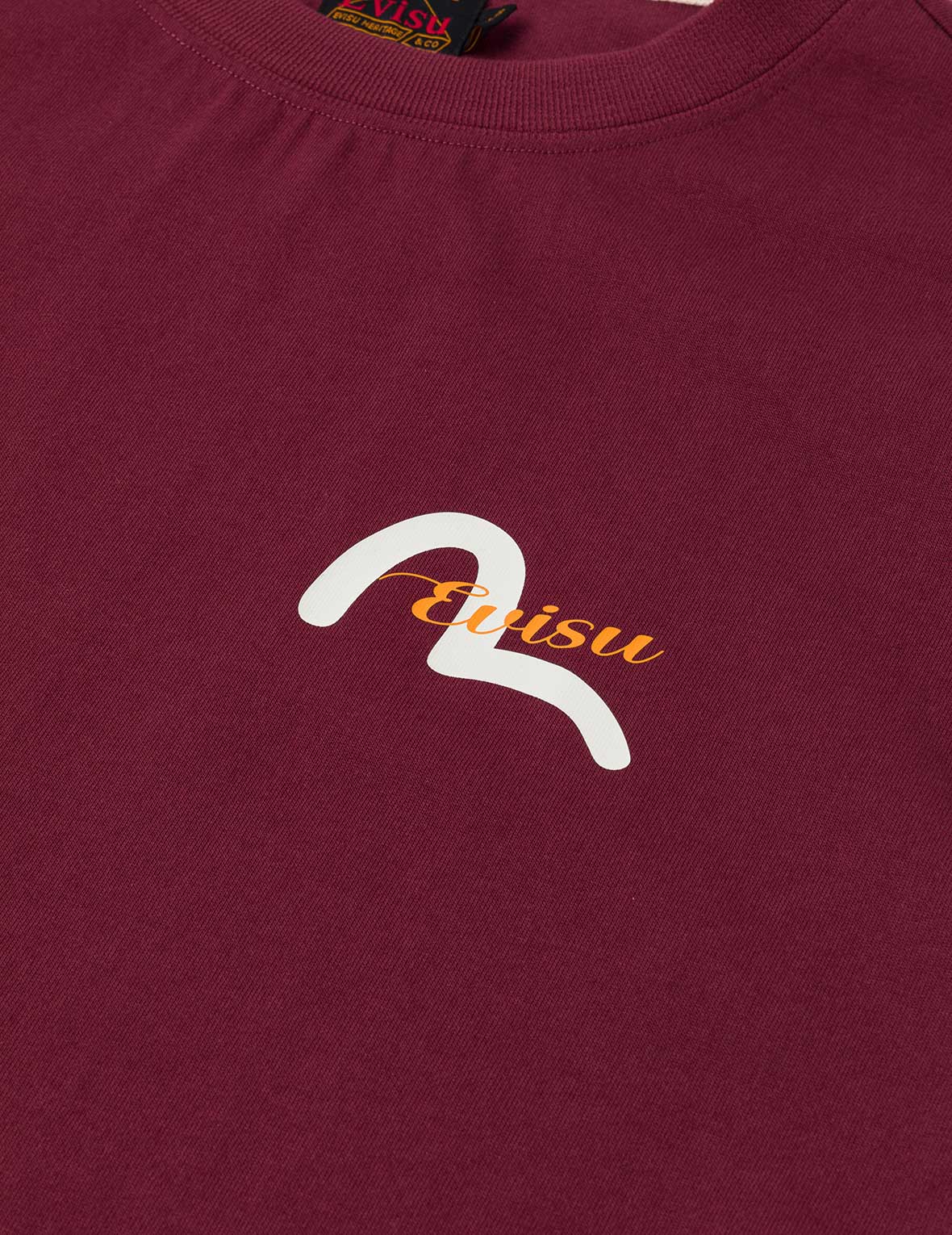 へのへのもへじ仏頭刺繍 リラックスフィット Tシャツ