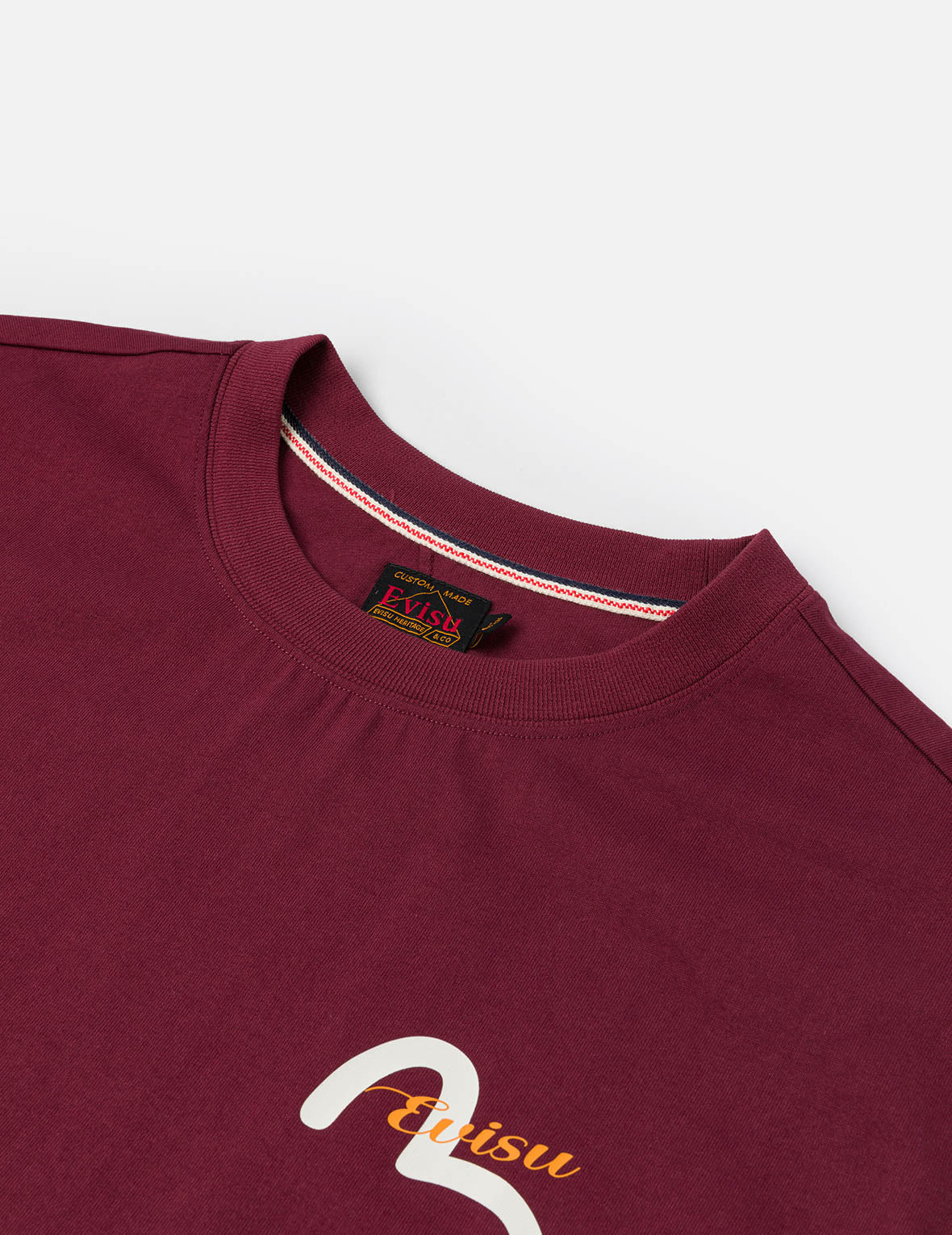 へのへのもへじ仏頭刺繍 リラックスフィット Tシャツ