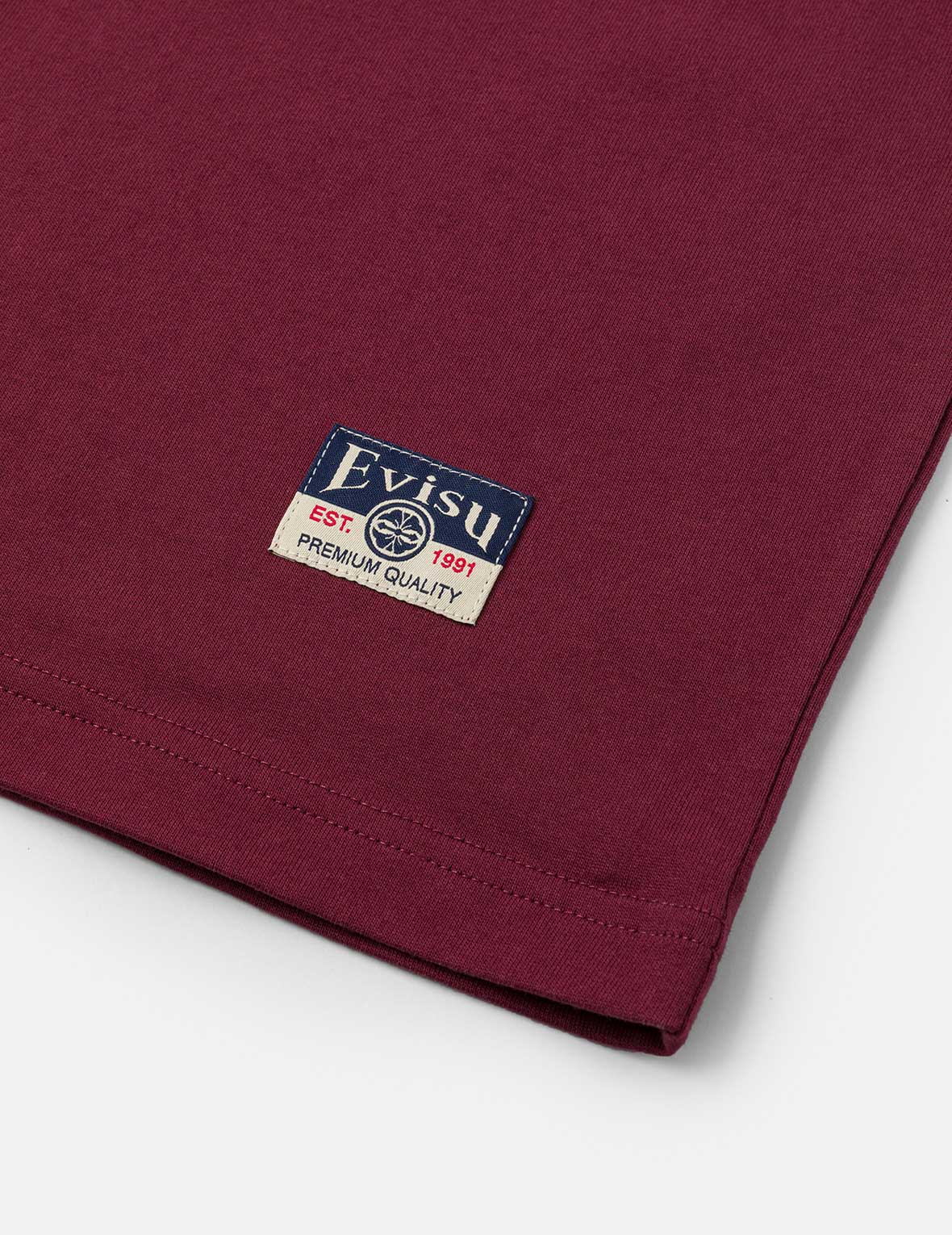 へのへのもへじ仏頭刺繍 リラックスフィット Tシャツ