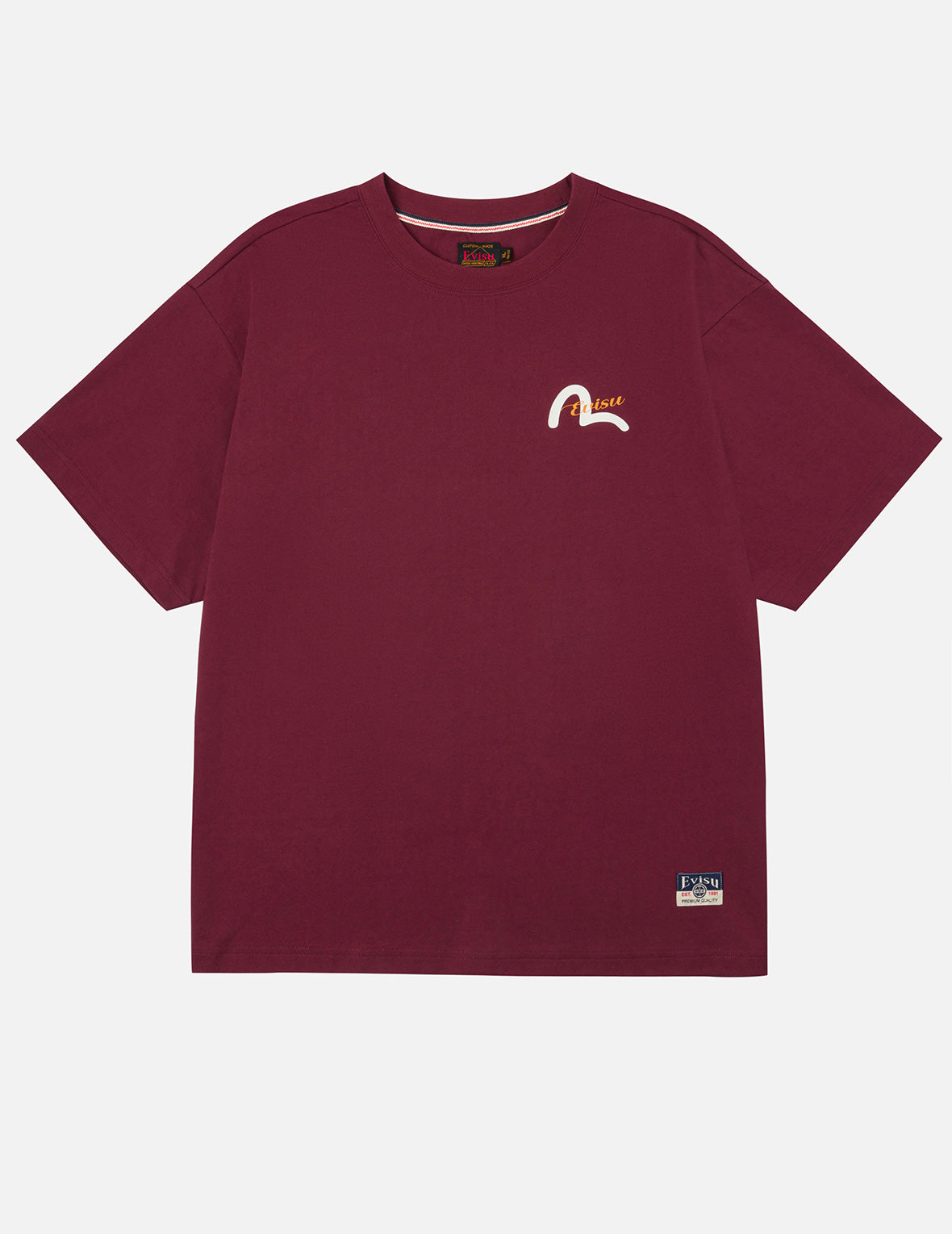 へのへのもへじ仏頭刺繍 リラックスフィット Tシャツ