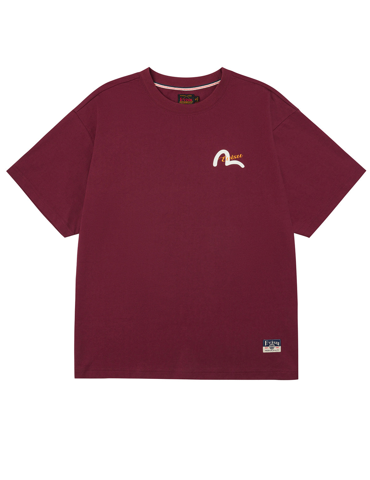 へのへのもへじ仏頭刺繍 リラックスフィット Tシャツ