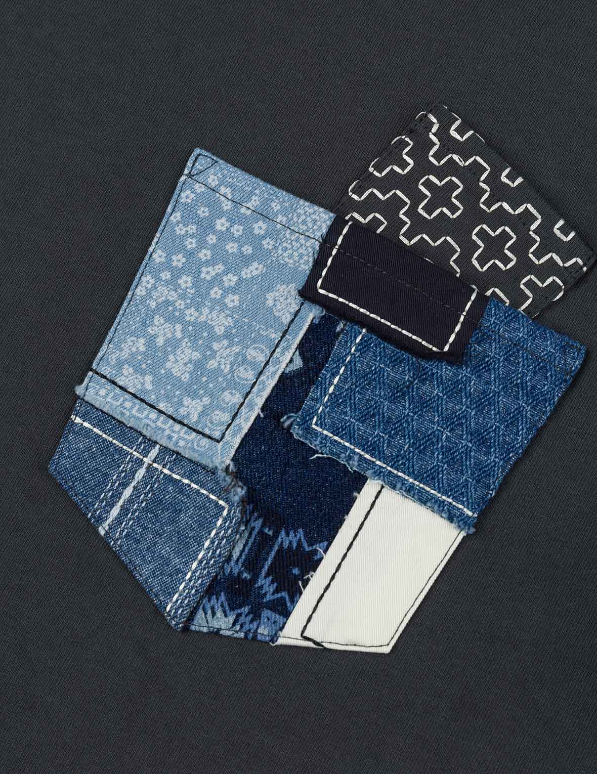 刺し子大黒 リラックスフィット Tシャツ