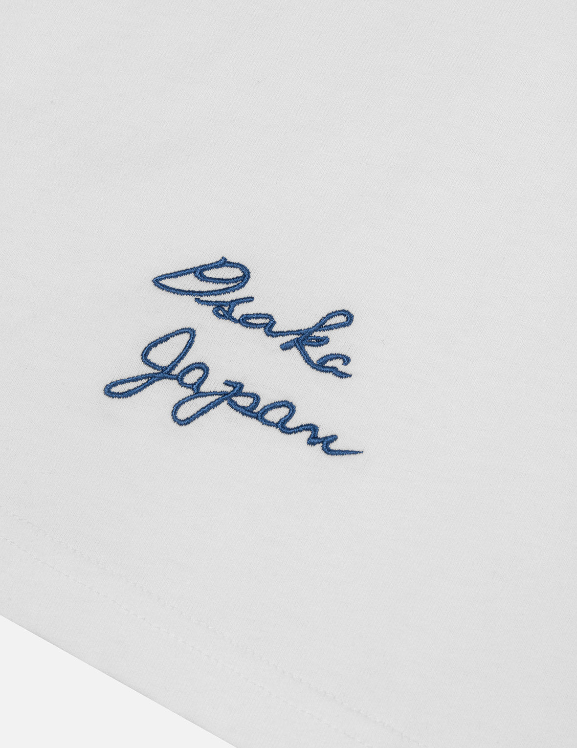 多ポケットカラーブロッキング刺子 ルーズフィット Tシャツ