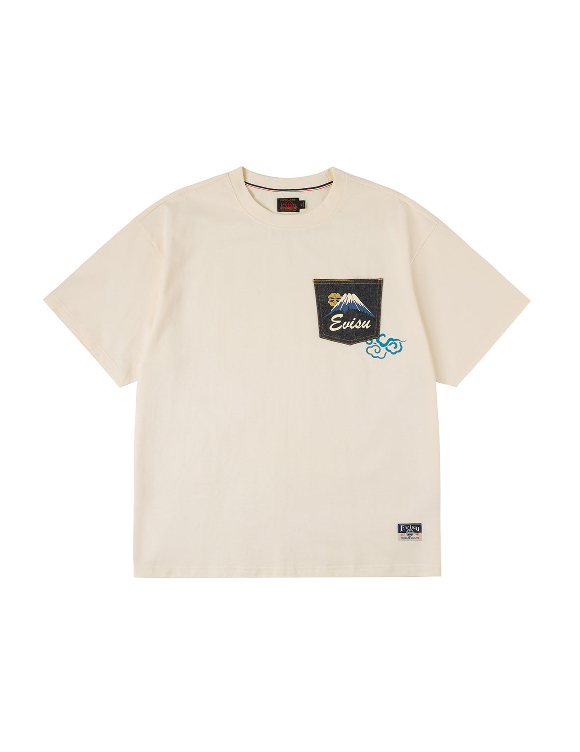 仏頭獅子舞プリント リラックスフィット Tシャツ