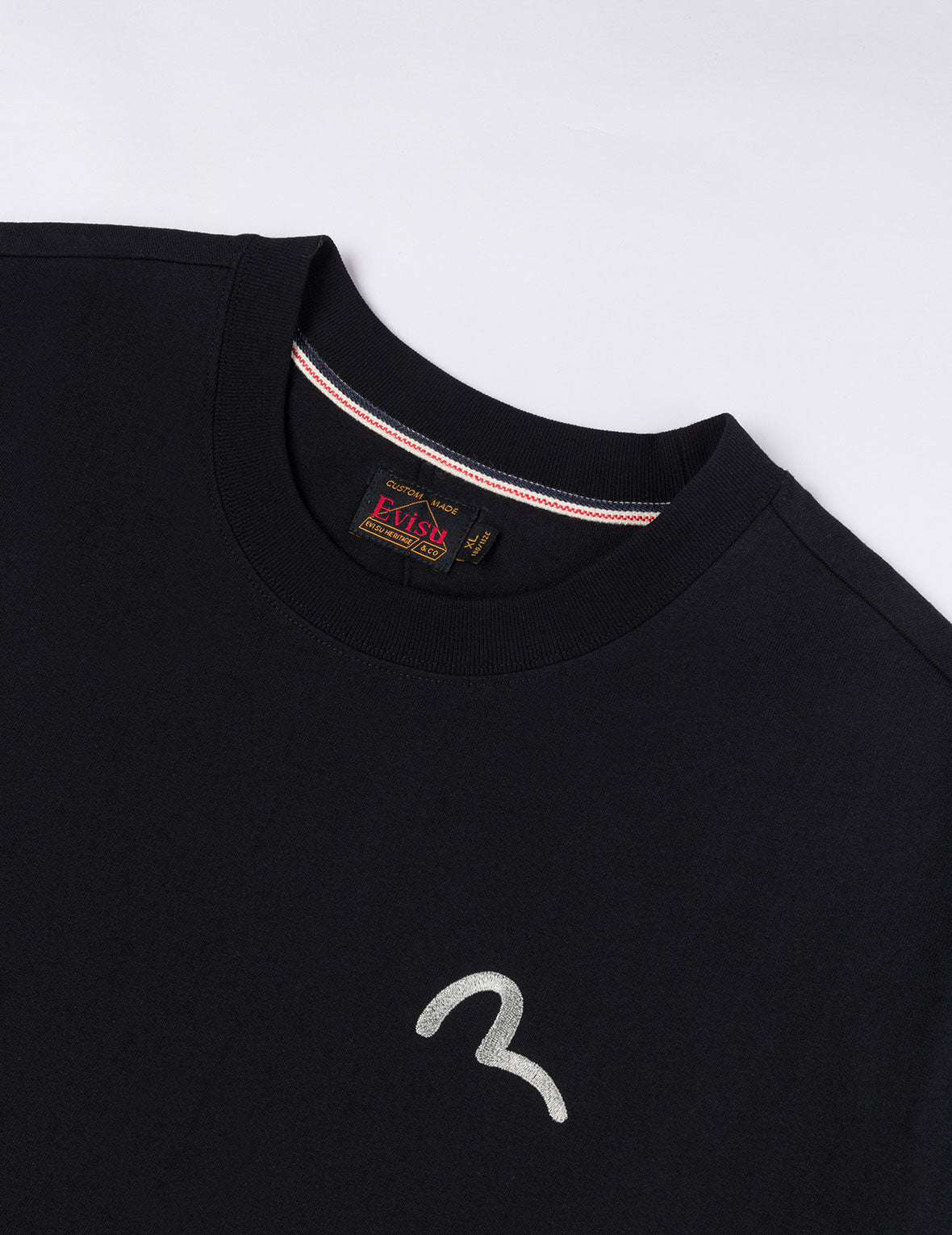カモメ刺繍 リラックスフィット Tシャツ