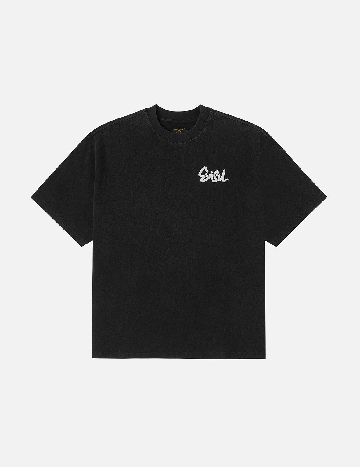 ロゴとスカルカモメプリント オーバーサイズ Tシャツ