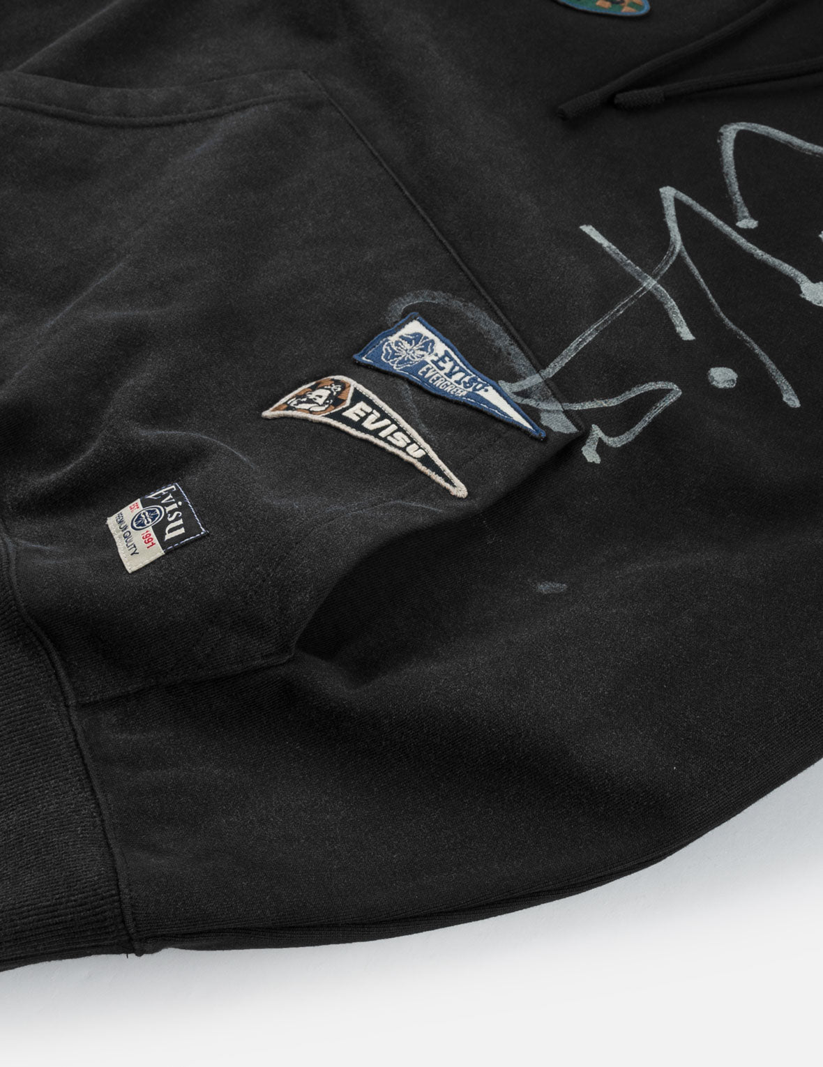 Fortune Embroidered Badges Hoodie