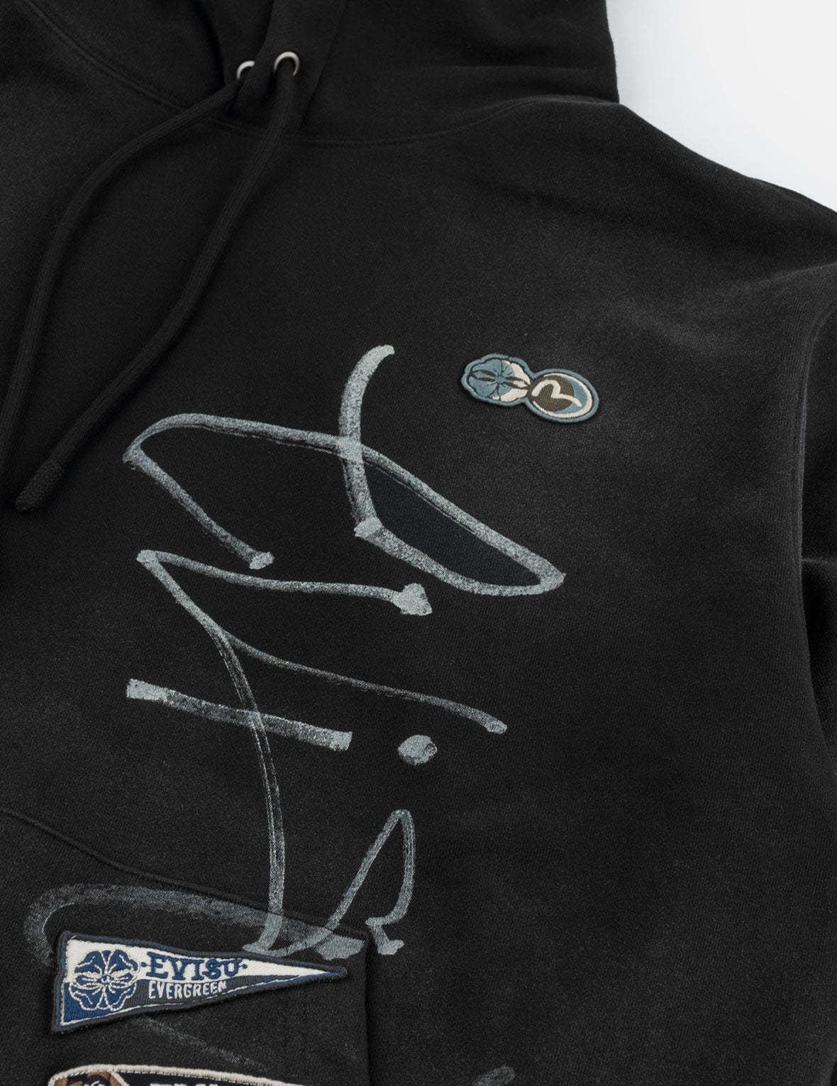 Fortune Embroidered Badges Hoodie