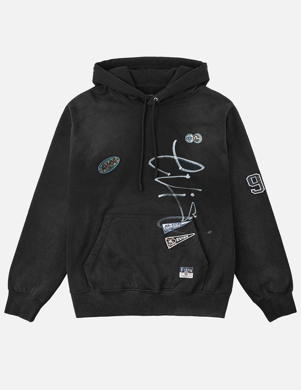 Fortune Embroidered Badges Hoodie