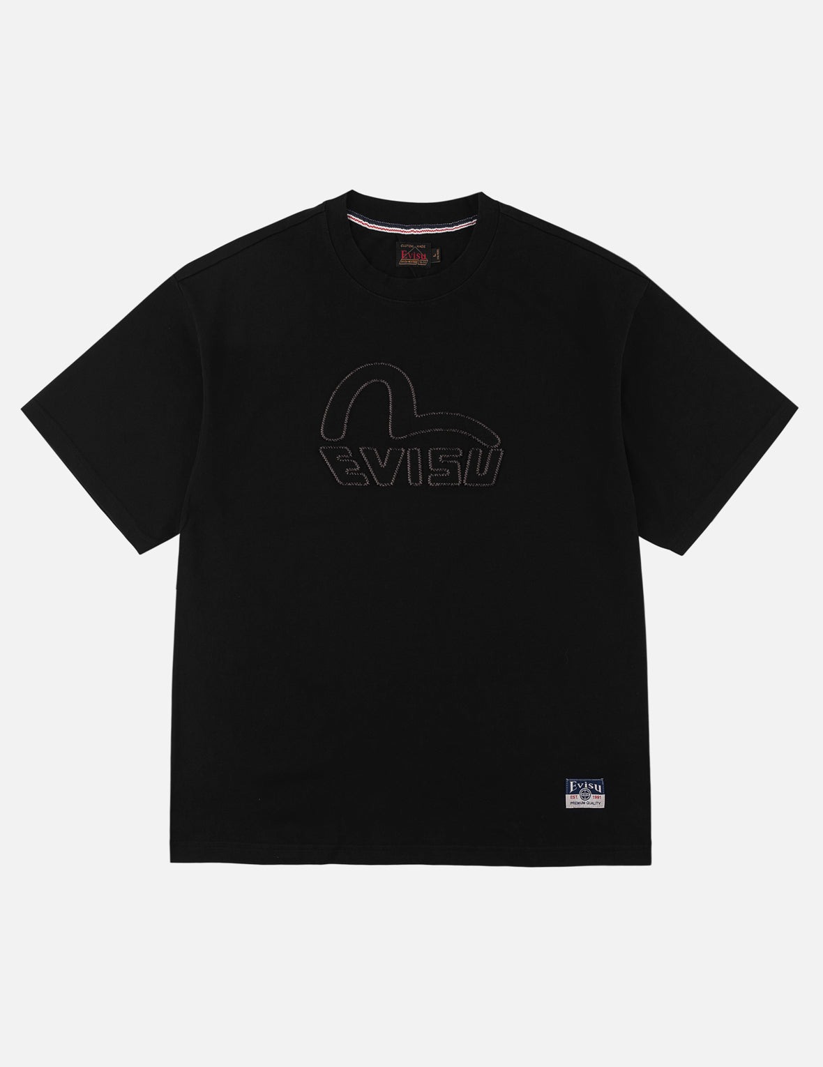 同色アップリケカモメ Tシャツ