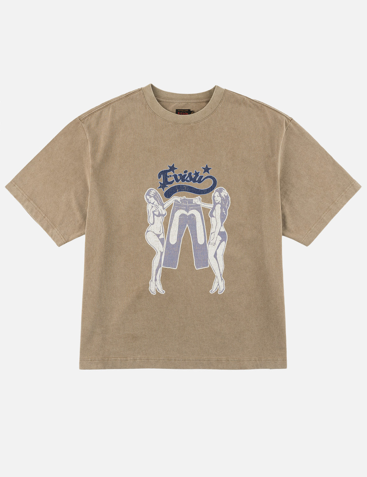 レトロピンナップ 大Mプリント Tシャツ