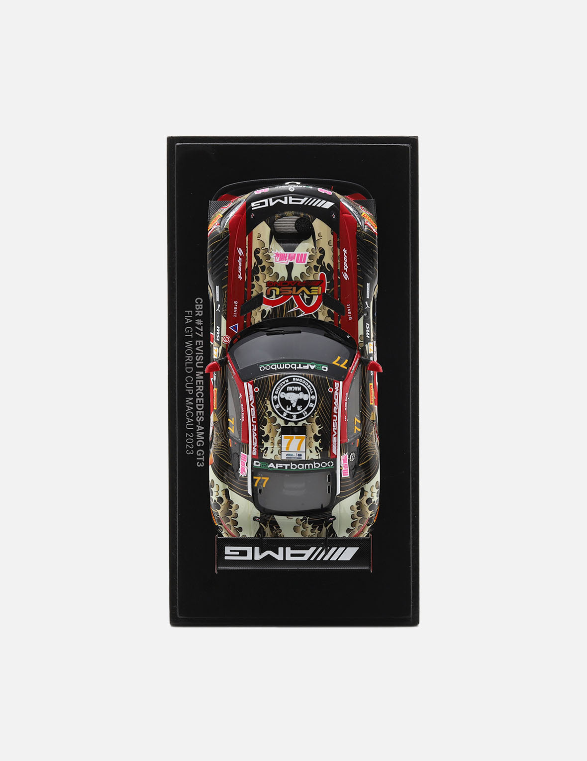 EVISU X Mercedes-AMG GT3 1:43 Scale Model Car