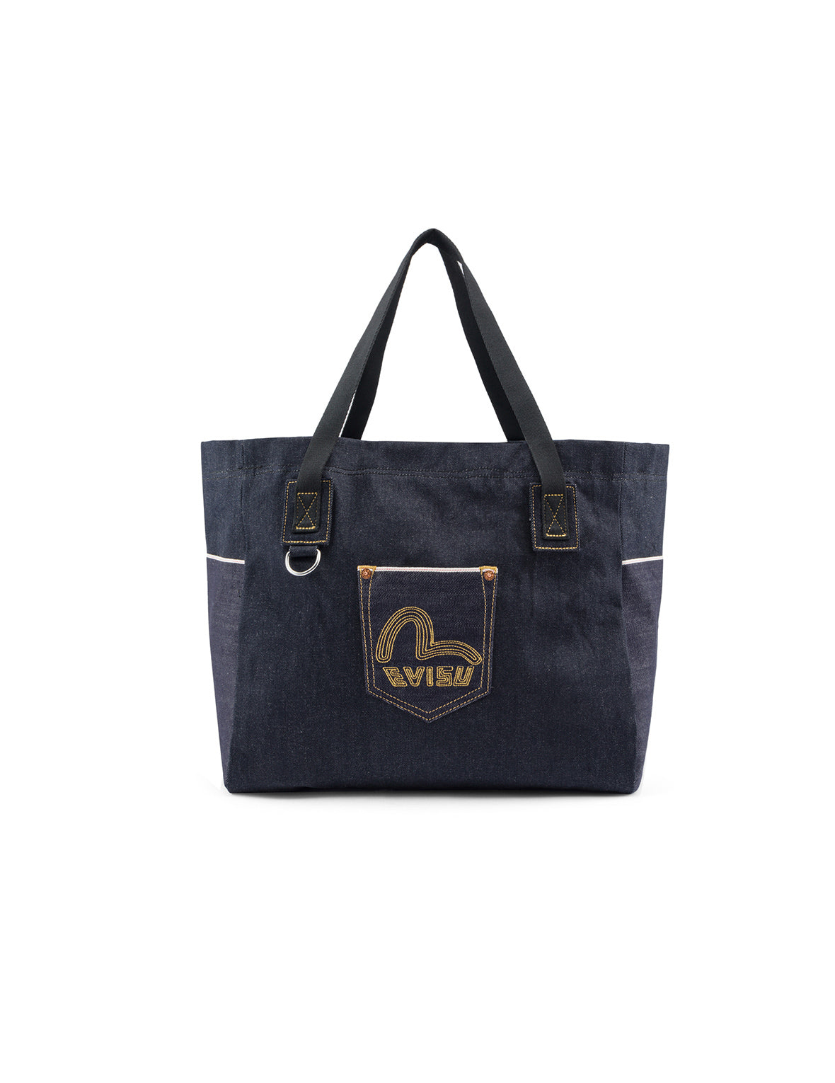 カモメ刺繍デニムトートバッグ – EVISU