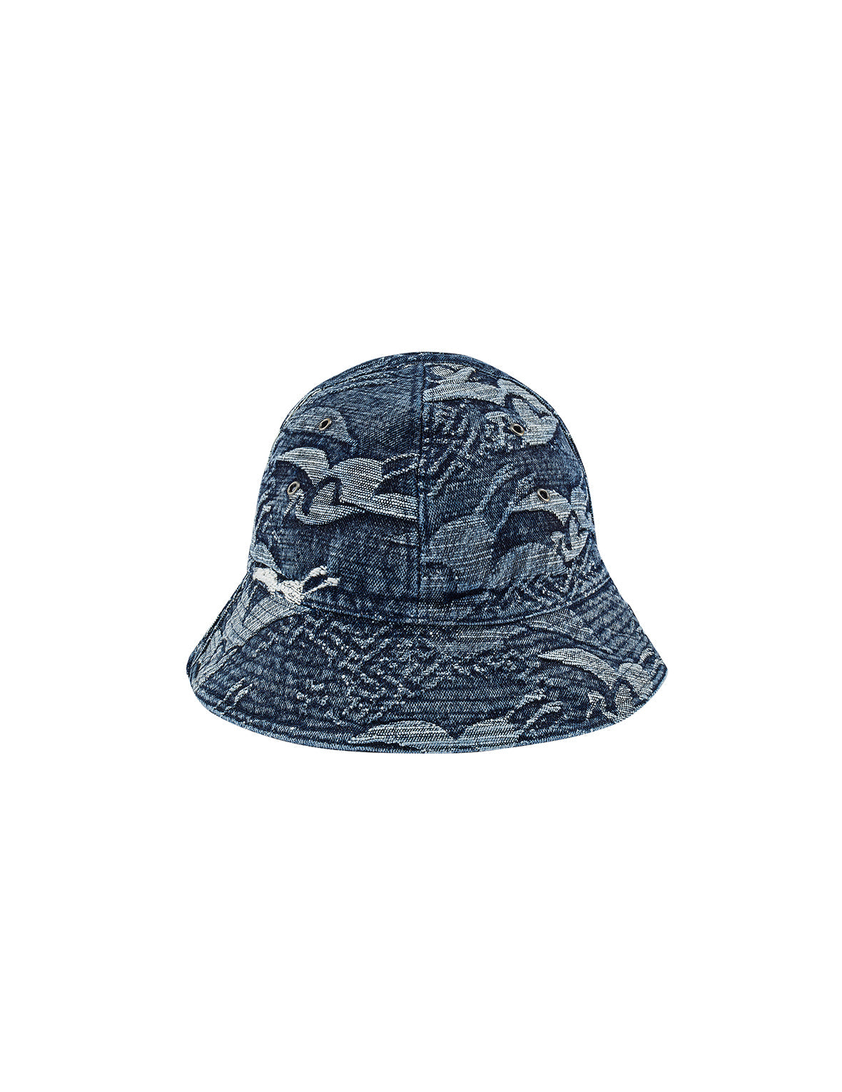 オールオーバーカモメ鶴ジャカード バケットハット – EVISU