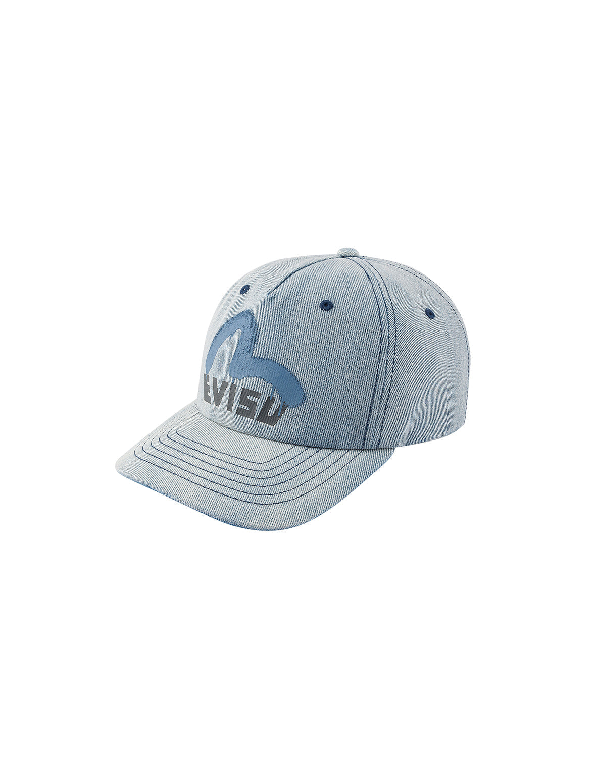 EVISUハット Lサイズ グラフィティカモメとロゴプリント デニムキャップ – EVISU