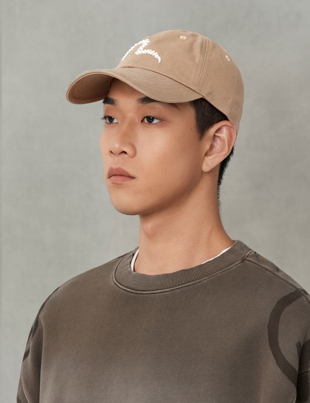 カモメ刺繍 デニムキャップ