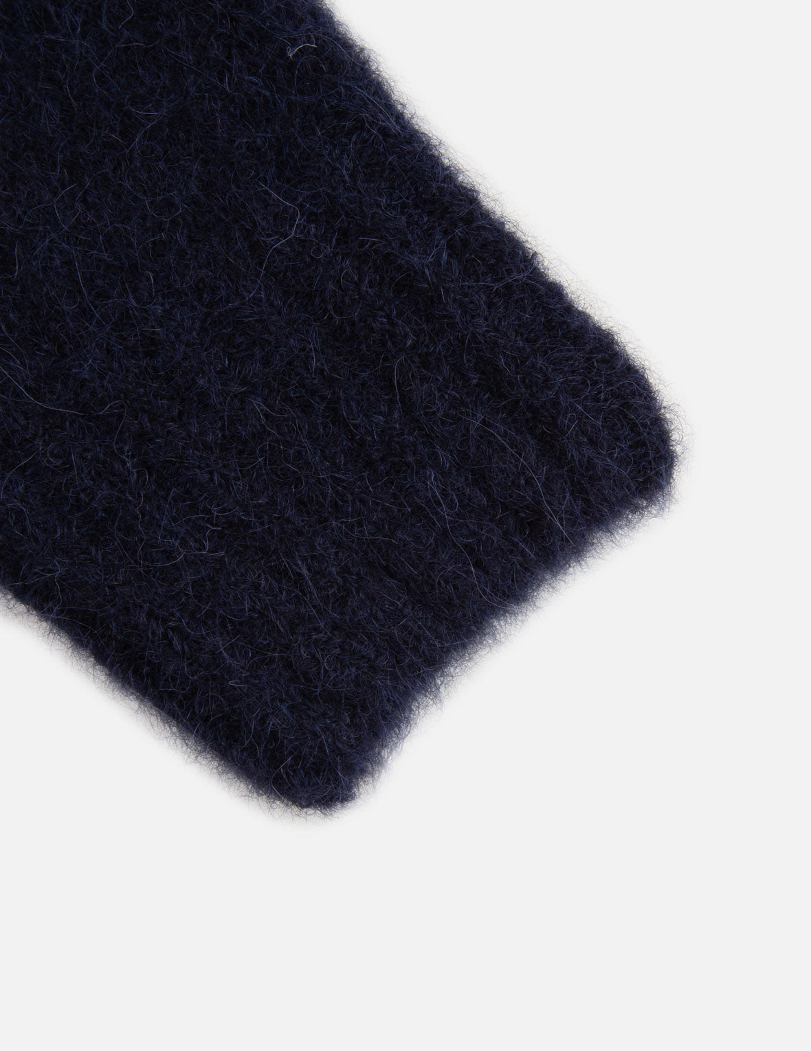 Logo Badge Fluffy Cardigan