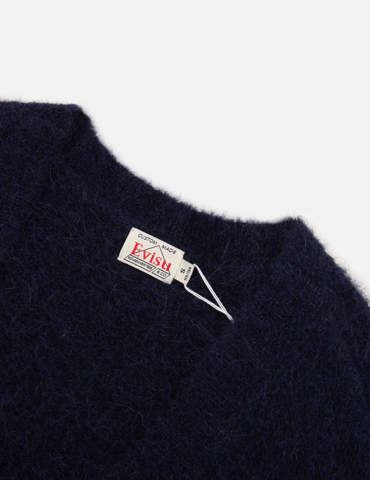 Logo Badge Fluffy Cardigan