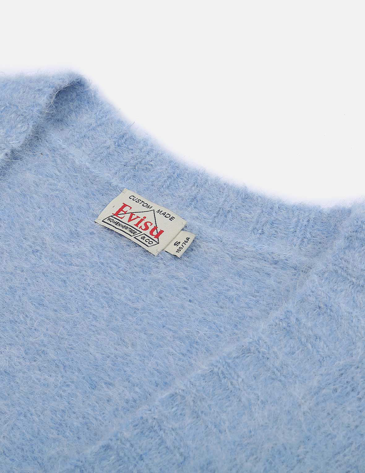 Logo Badge Fluffy Cardigan