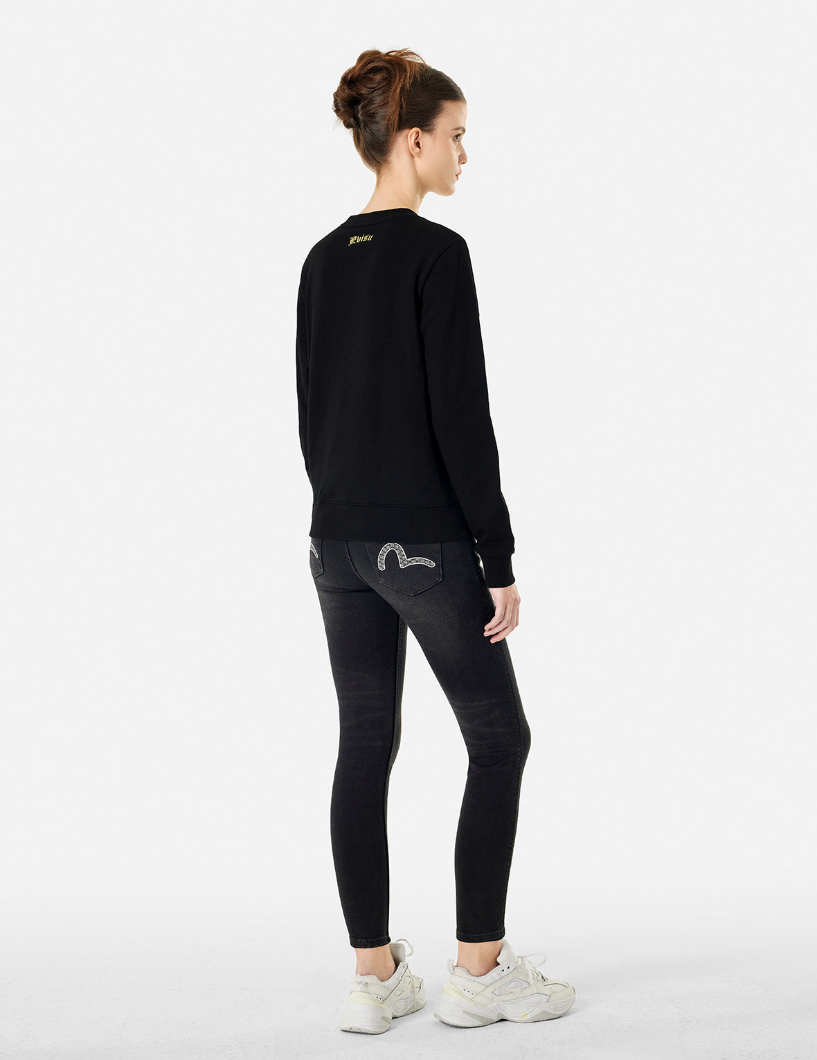 Seagull Brocade Appliqué and Logo Embroidery Regular Fit Sweatshirt