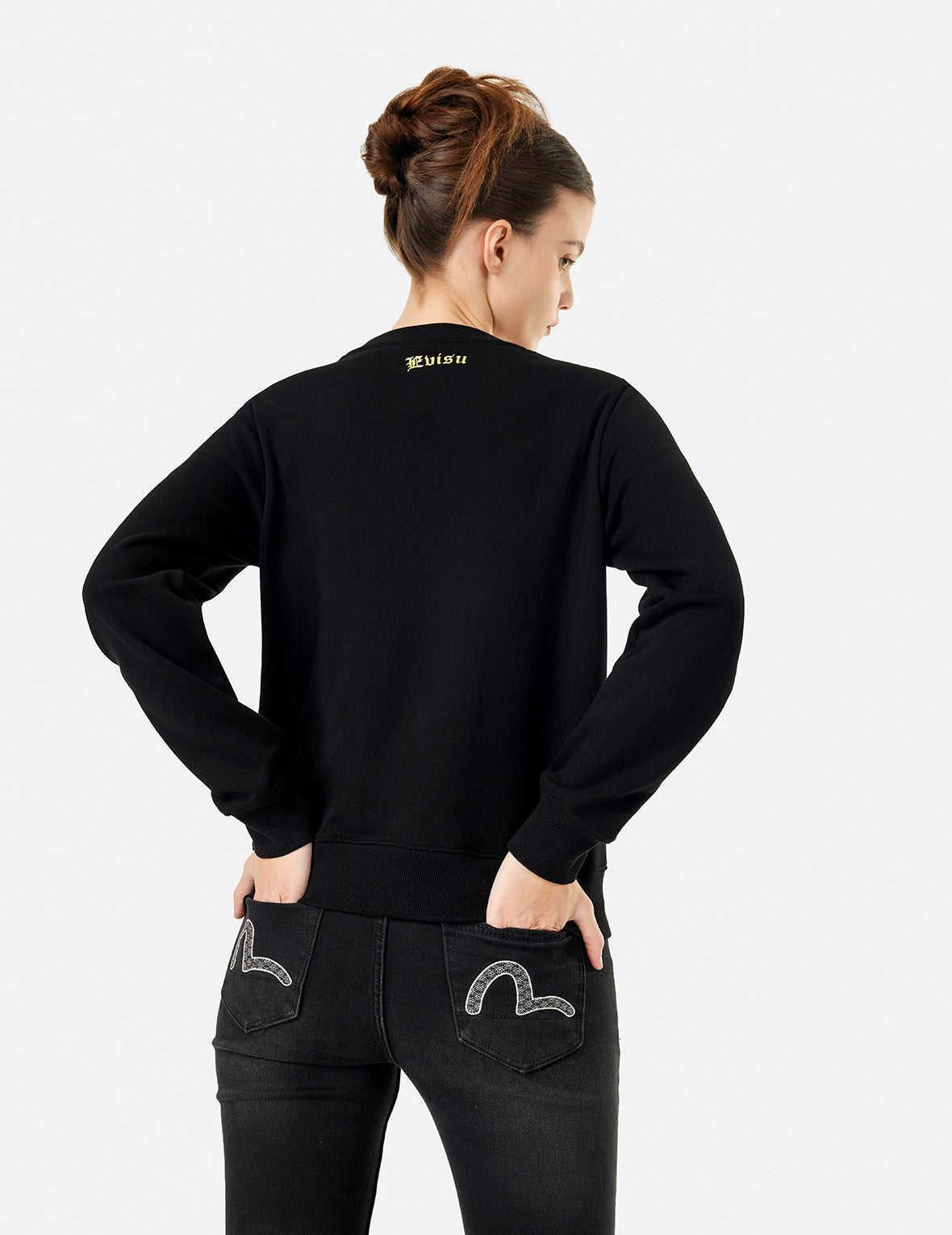 Seagull Brocade Appliqué and Logo Embroidery Regular Fit Sweatshirt