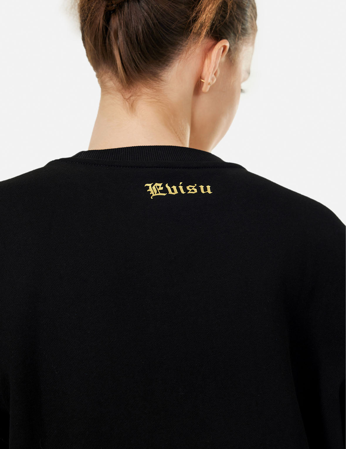 Seagull Brocade Appliqué and Logo Embroidery Regular Fit Sweatshirt