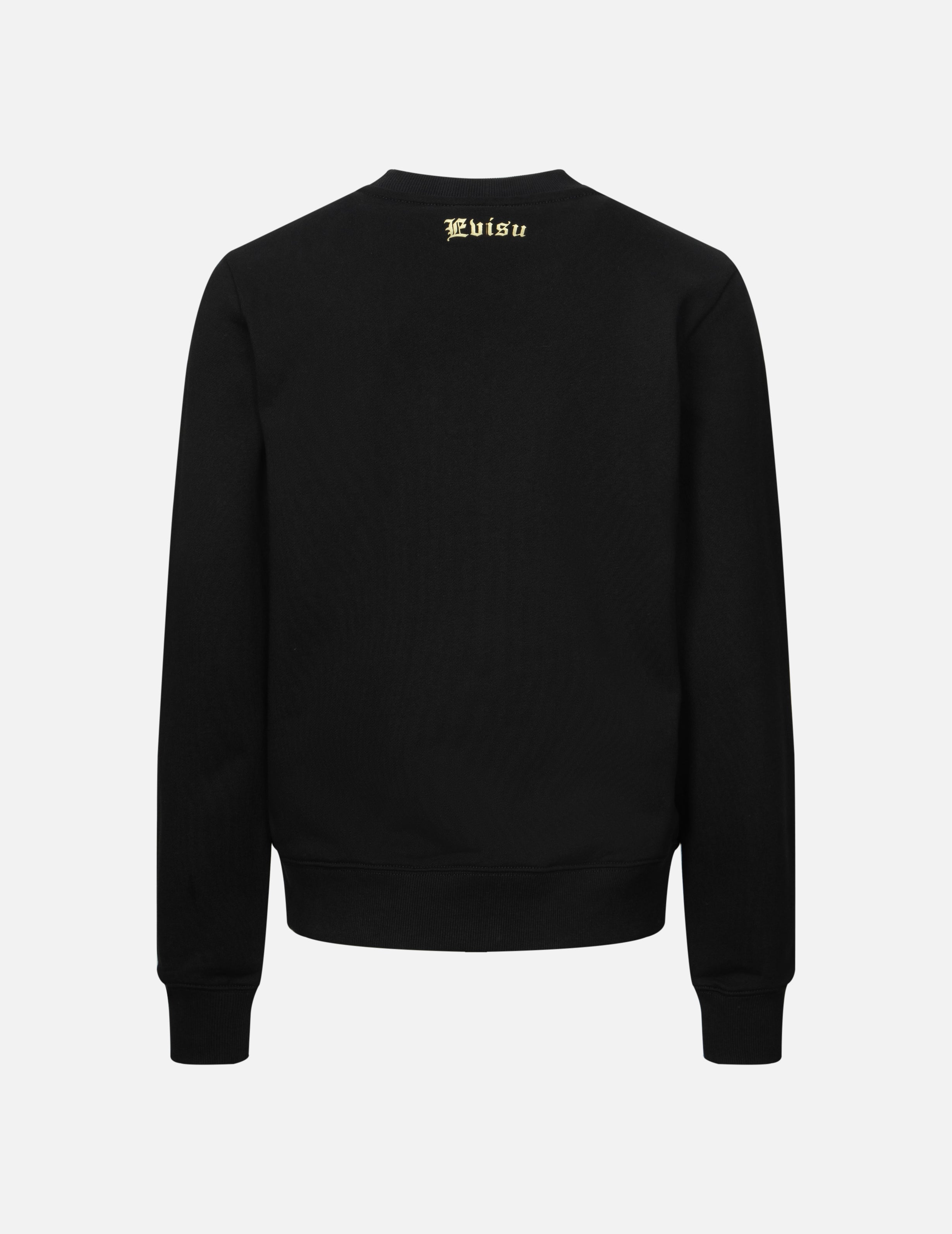 Seagull Brocade Appliqué and Logo Embroidery Regular Fit Sweatshirt