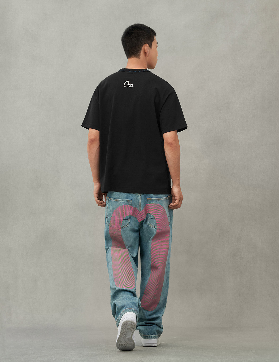 EVISU X ICECREAM Logo T-Shirt