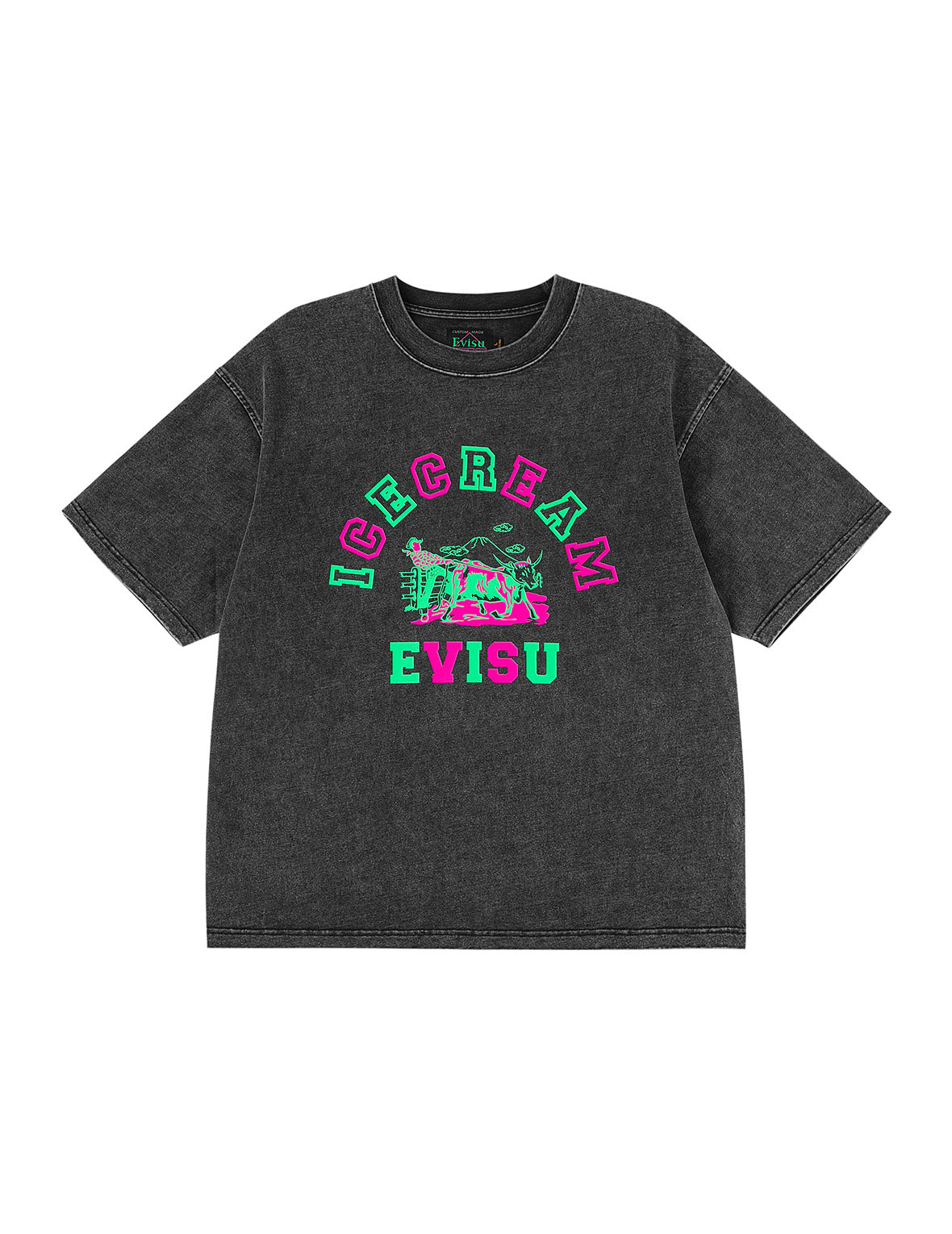 EVISU X ICECREAM Logo T-Shirt