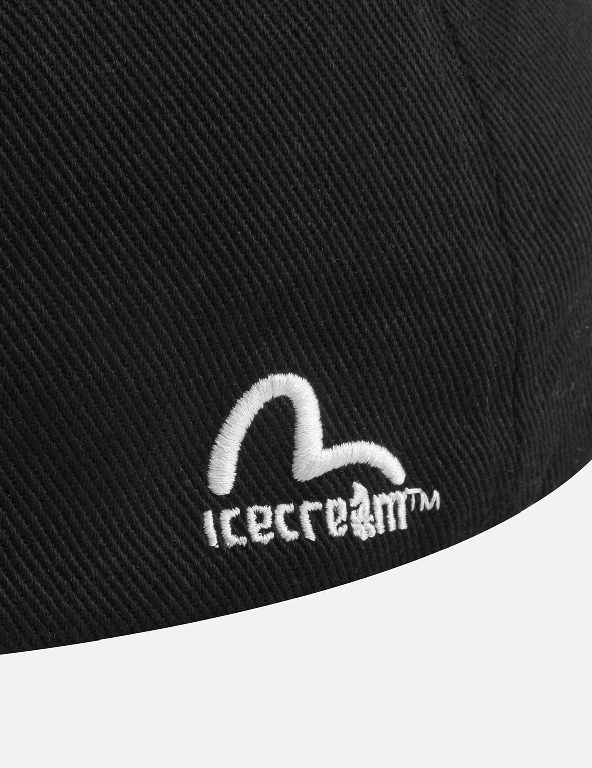 EVISU X ICECREAM ロゴ キャップ - 黒