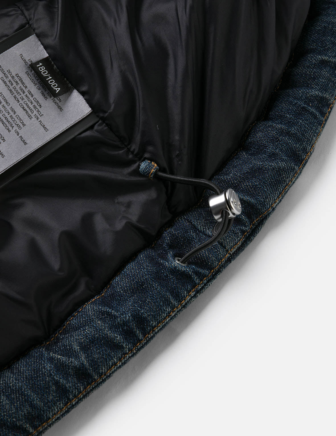 EVISU X MOOSE KNUCKLES Ukiyo-e Denim Vest Down