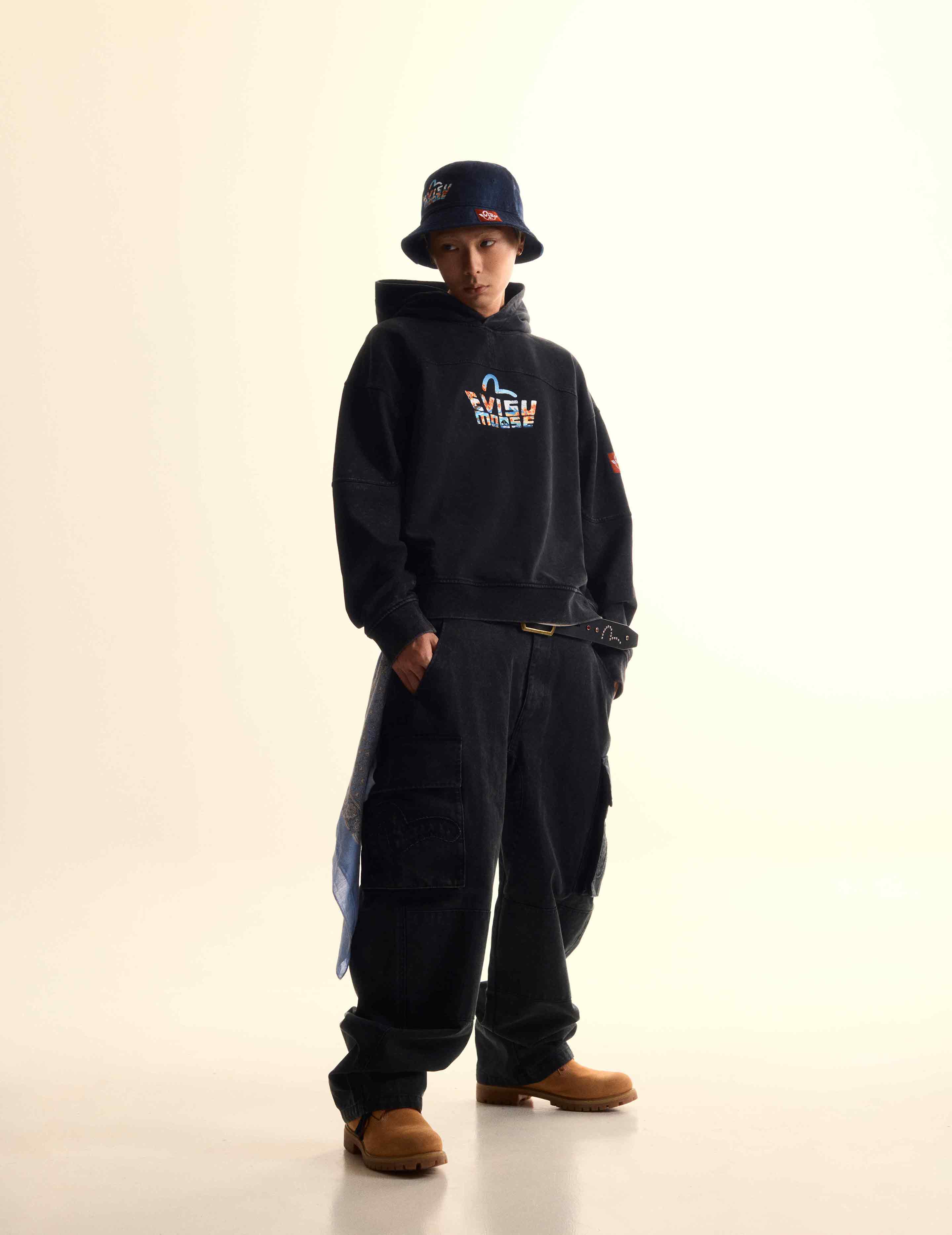 EVISU X MOOSE KNUCKLES Ukiyo-e Hoodie