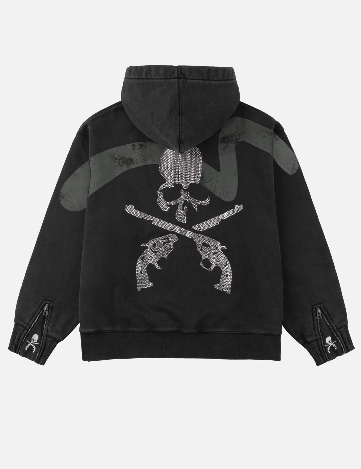 EVISU x mastermind JAPAN x roarguns スカルガンズ大M アフターフード スウェットシャツ