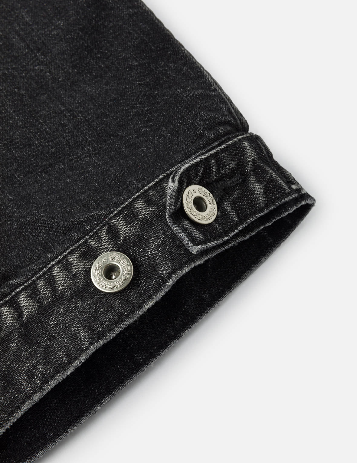 カモメ刺繍 レギュラーフィット デニムライダージャケット