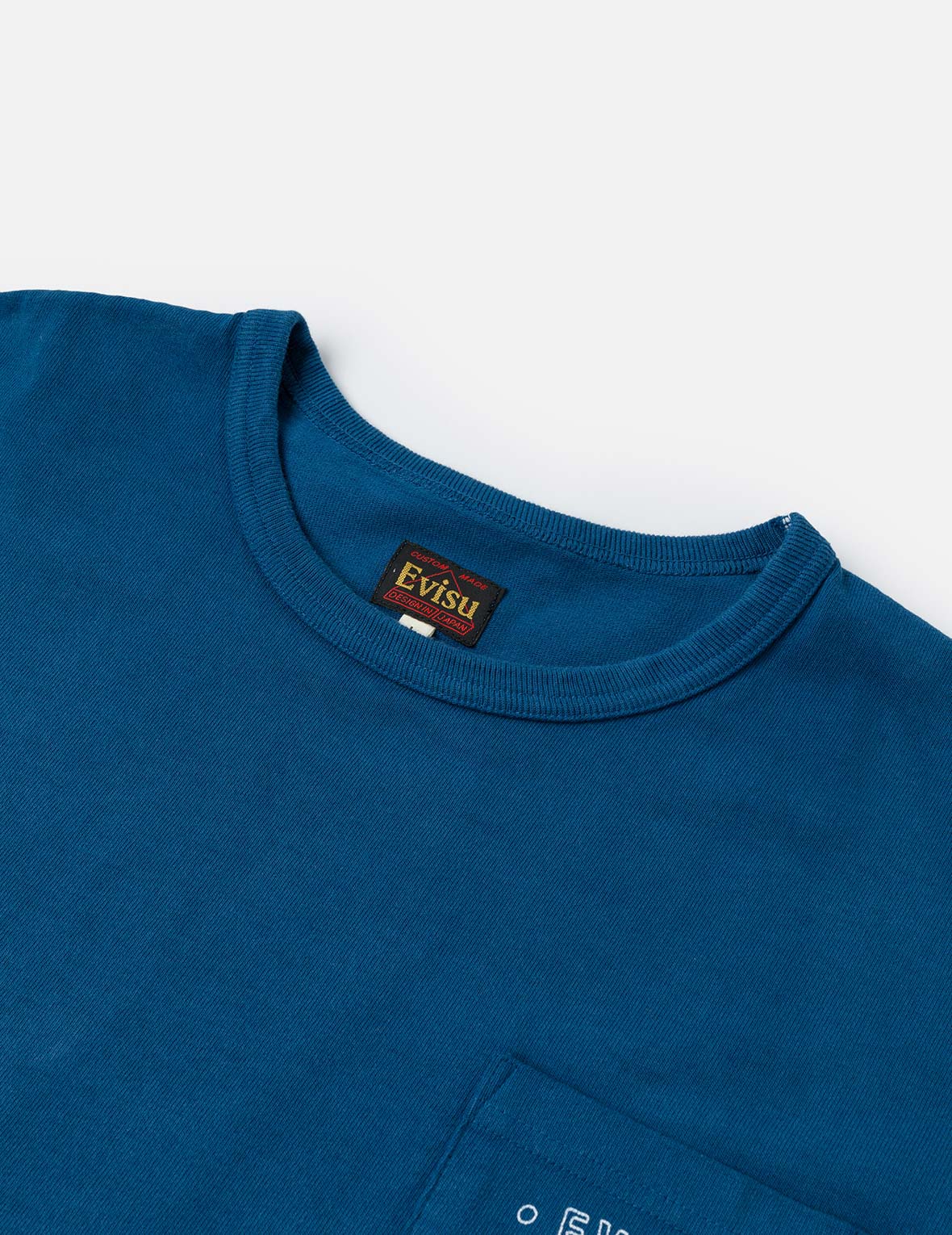 だるまとロゴ刺繍 レギュラーフィット ディップダイTシャツ