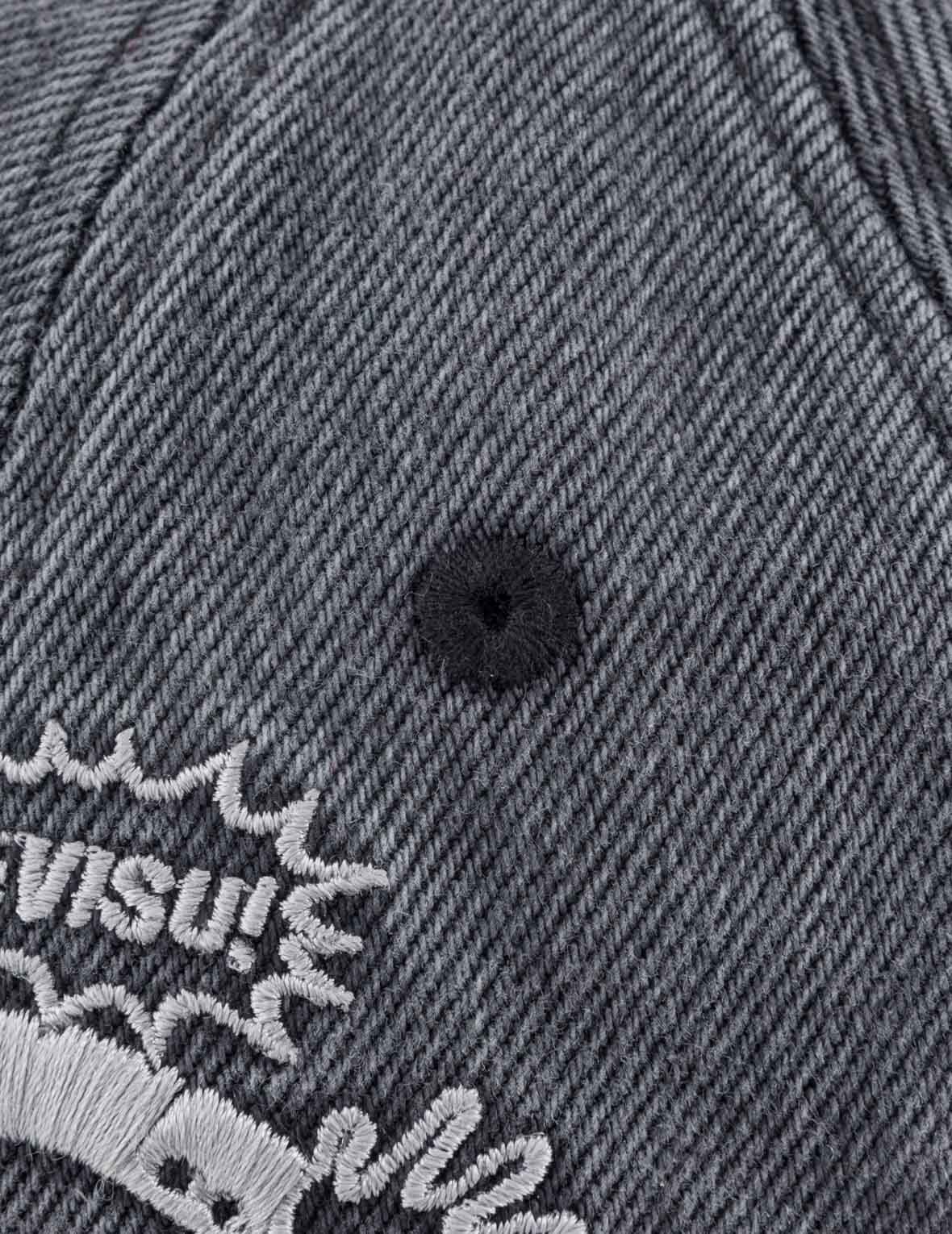 ワーカー刺繍 ディストレスド キャップ