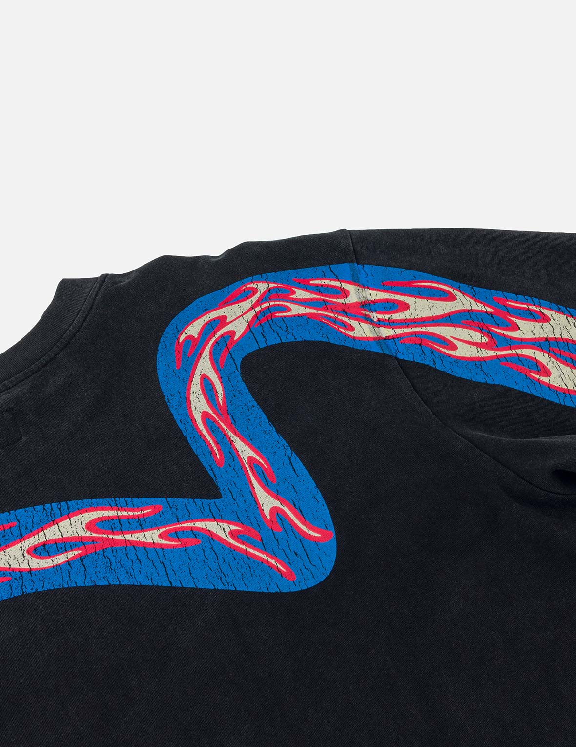 リバースカモメスローガン 長袖Tシャツ