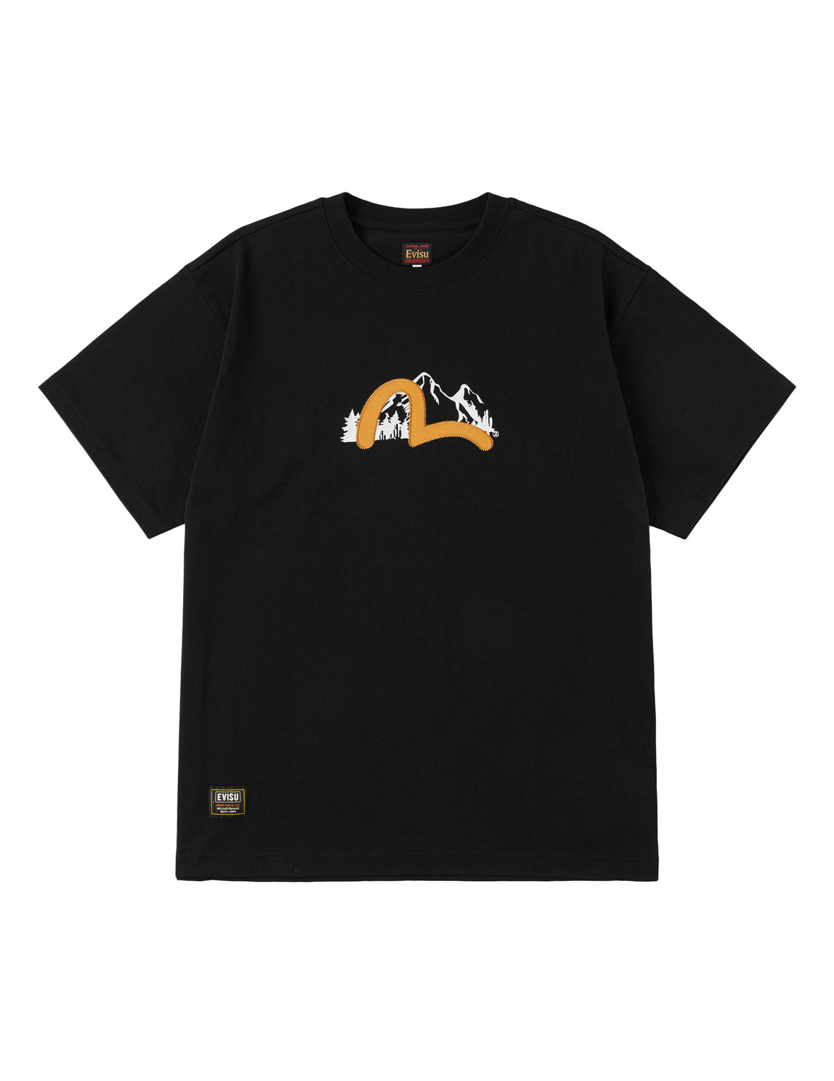 ウェスタンランドスケープカモメ刺繍Tシャツ – EVISU