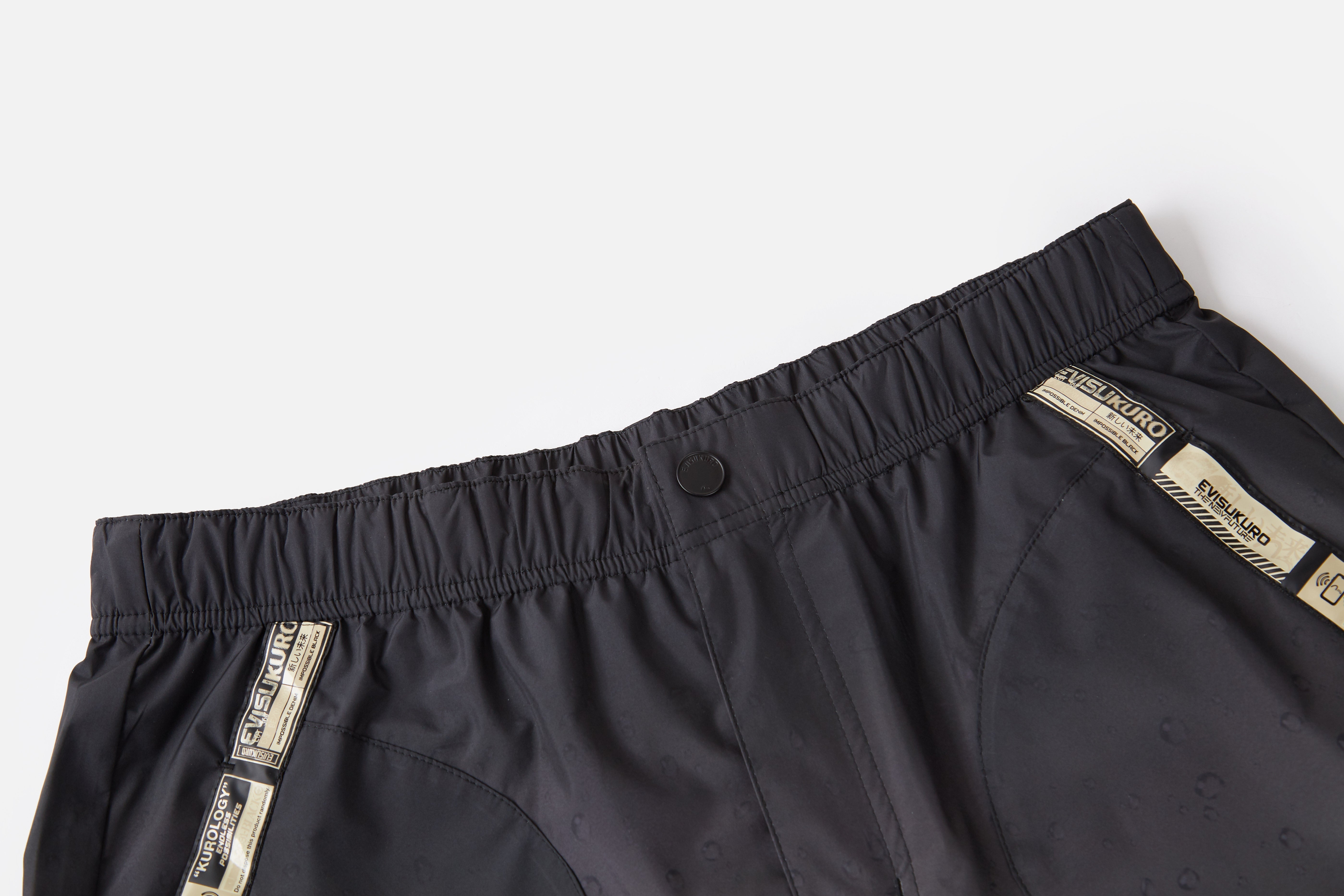 3D Raindrop Print Sport Shorts